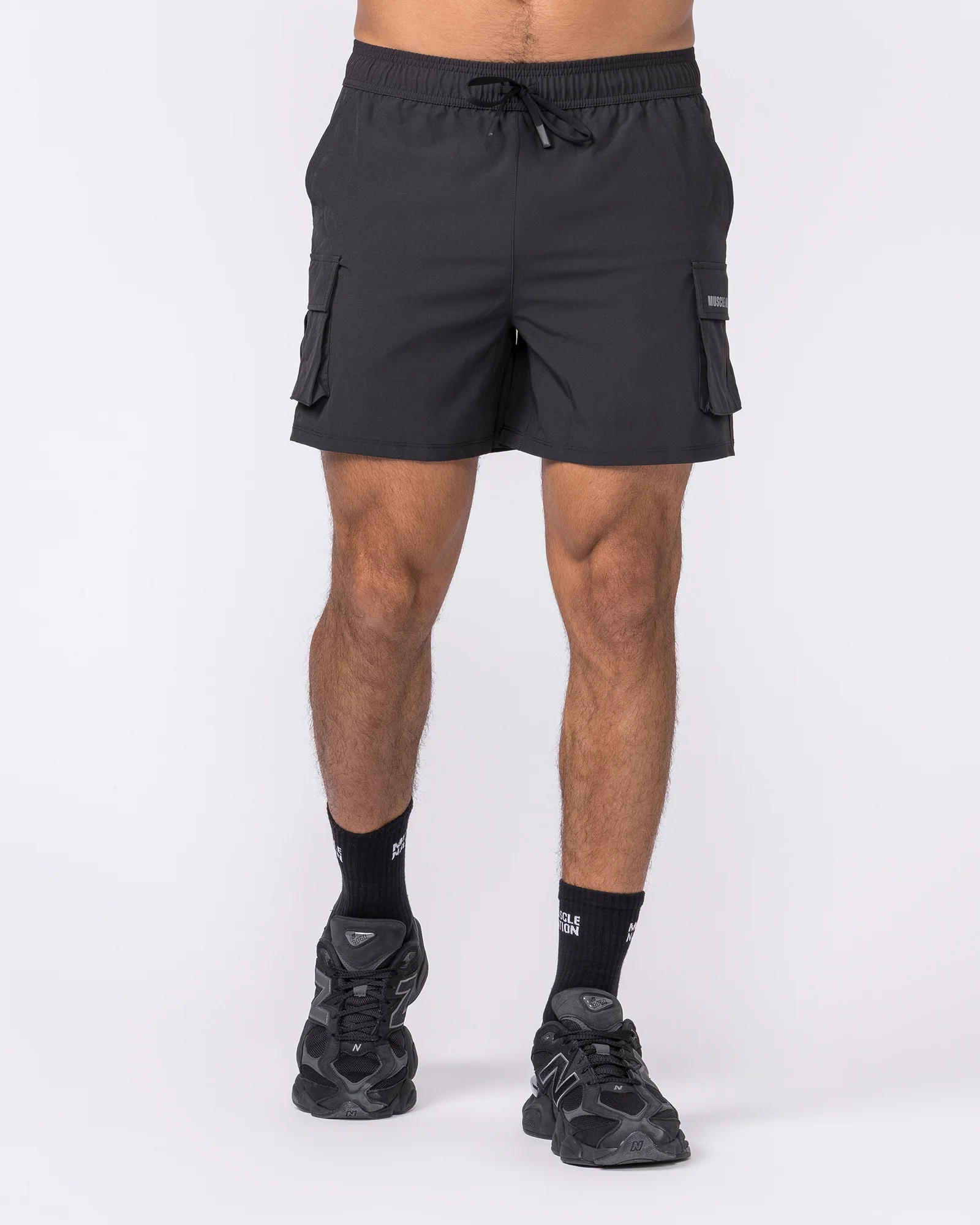 Active Cargo 5" Shorts - Black - Image 3