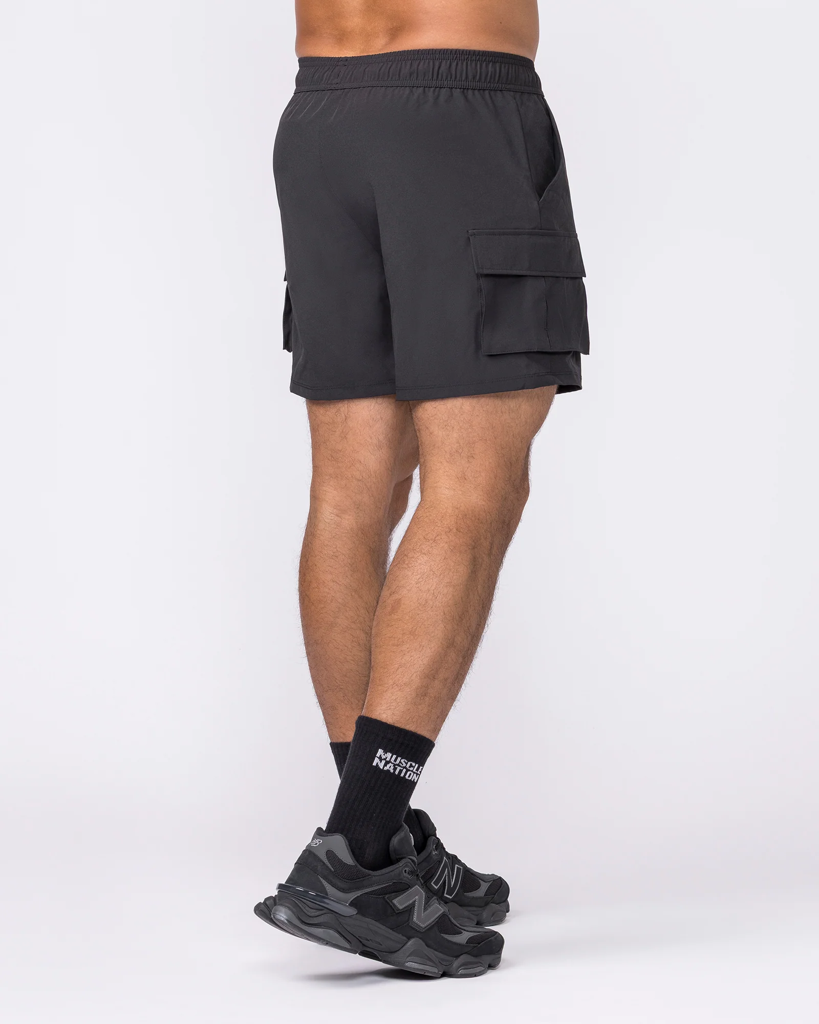 Active Cargo 5" Shorts - Black - Image 6