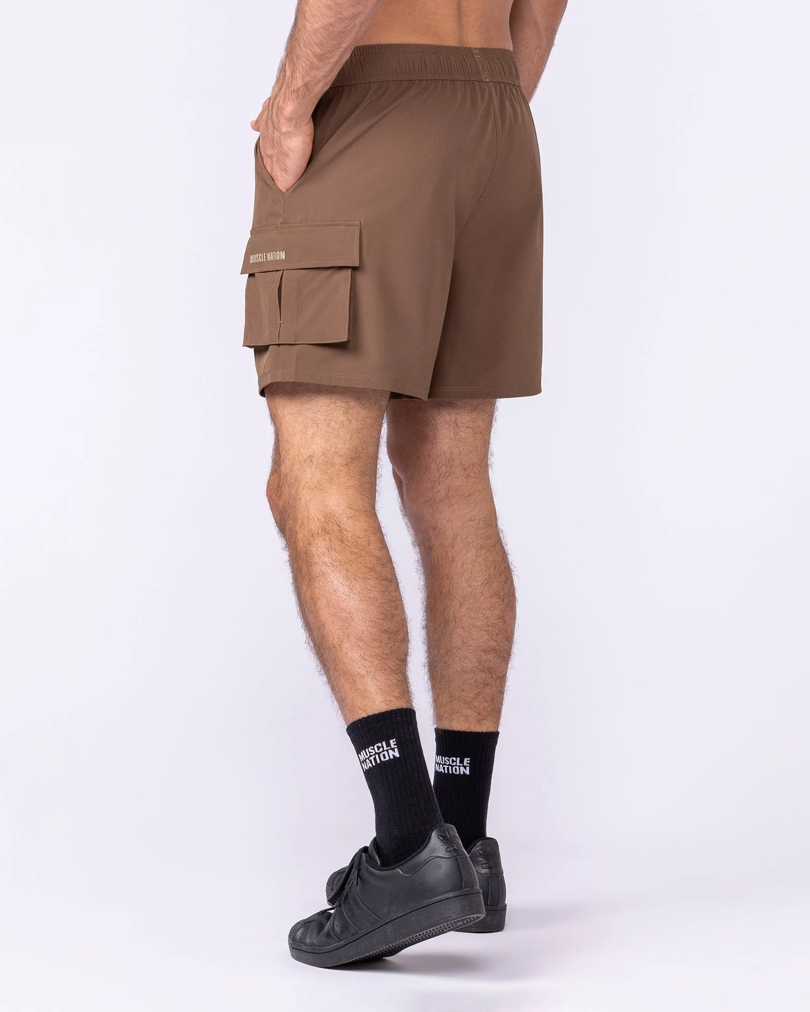 Active Cargo 5" Shorts - Hazelnut - Image 2