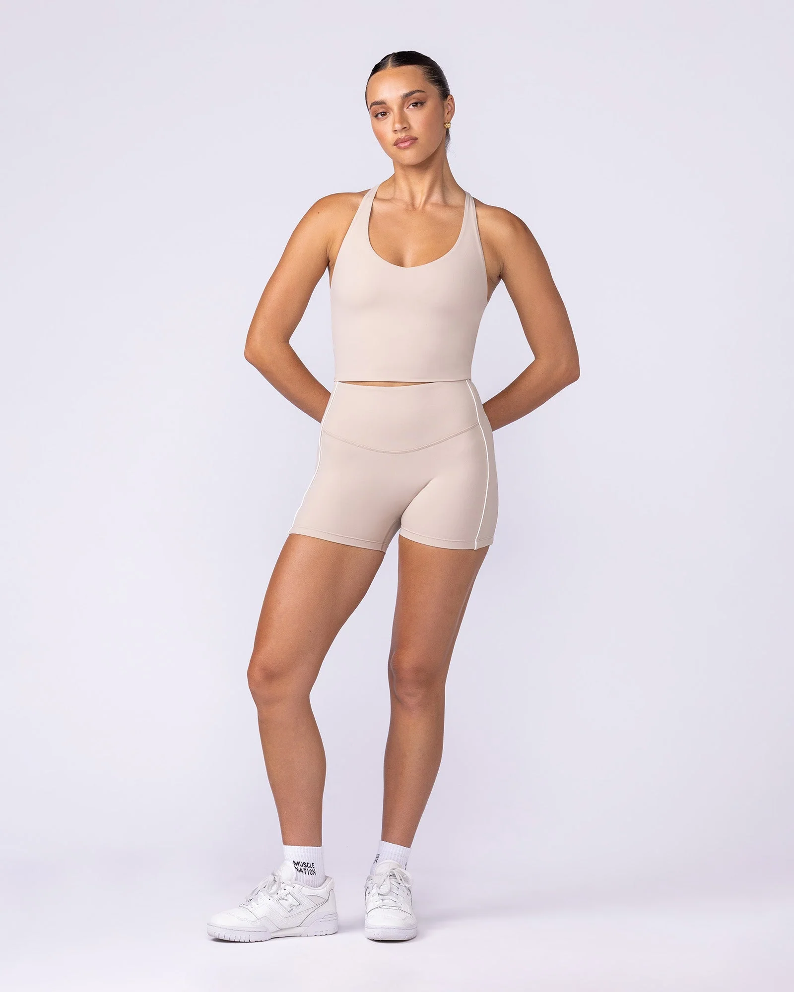 Active Form Cropped Tank - Sand - Image 5