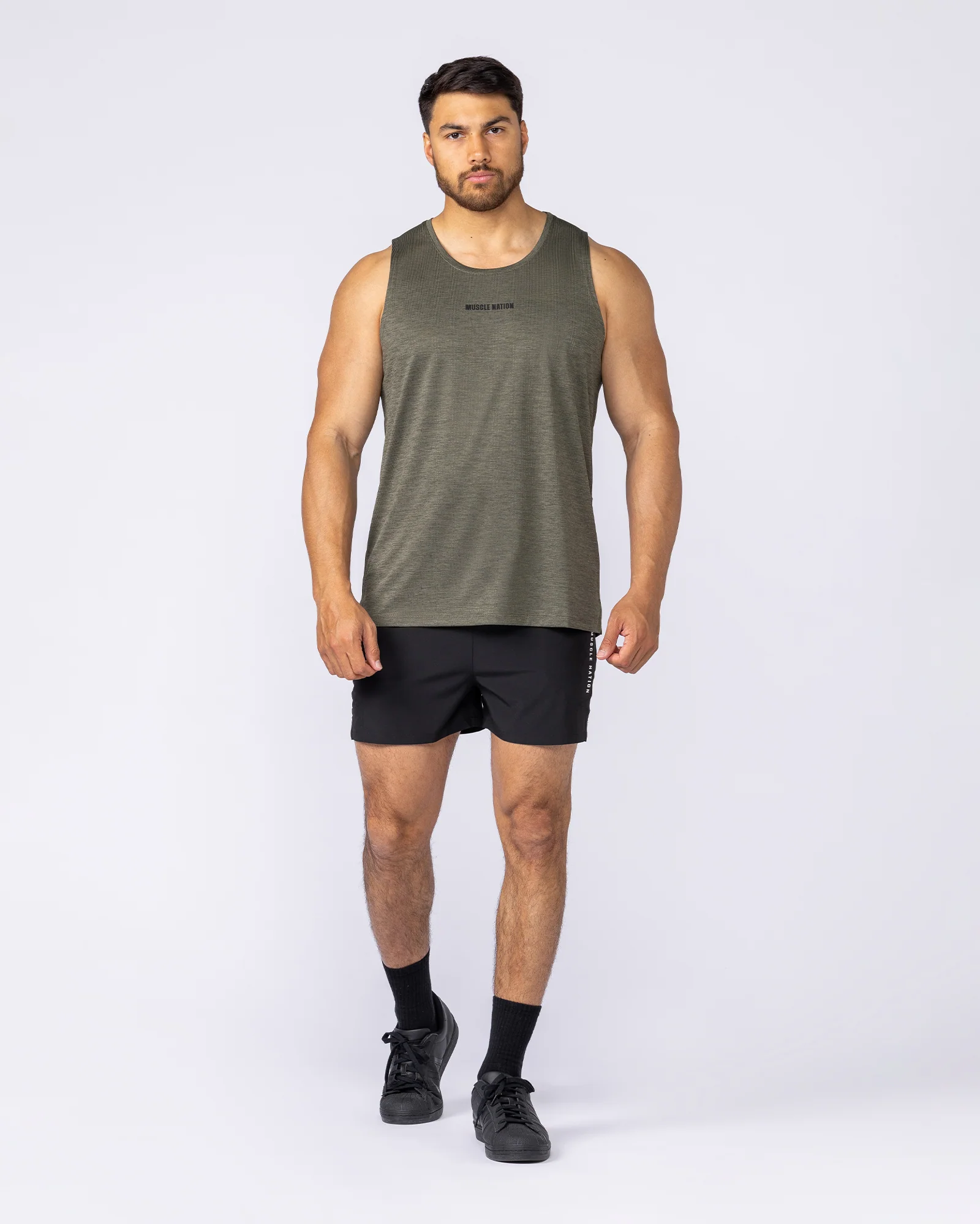 Aero Active Tank - Dark Khaki - Image 6