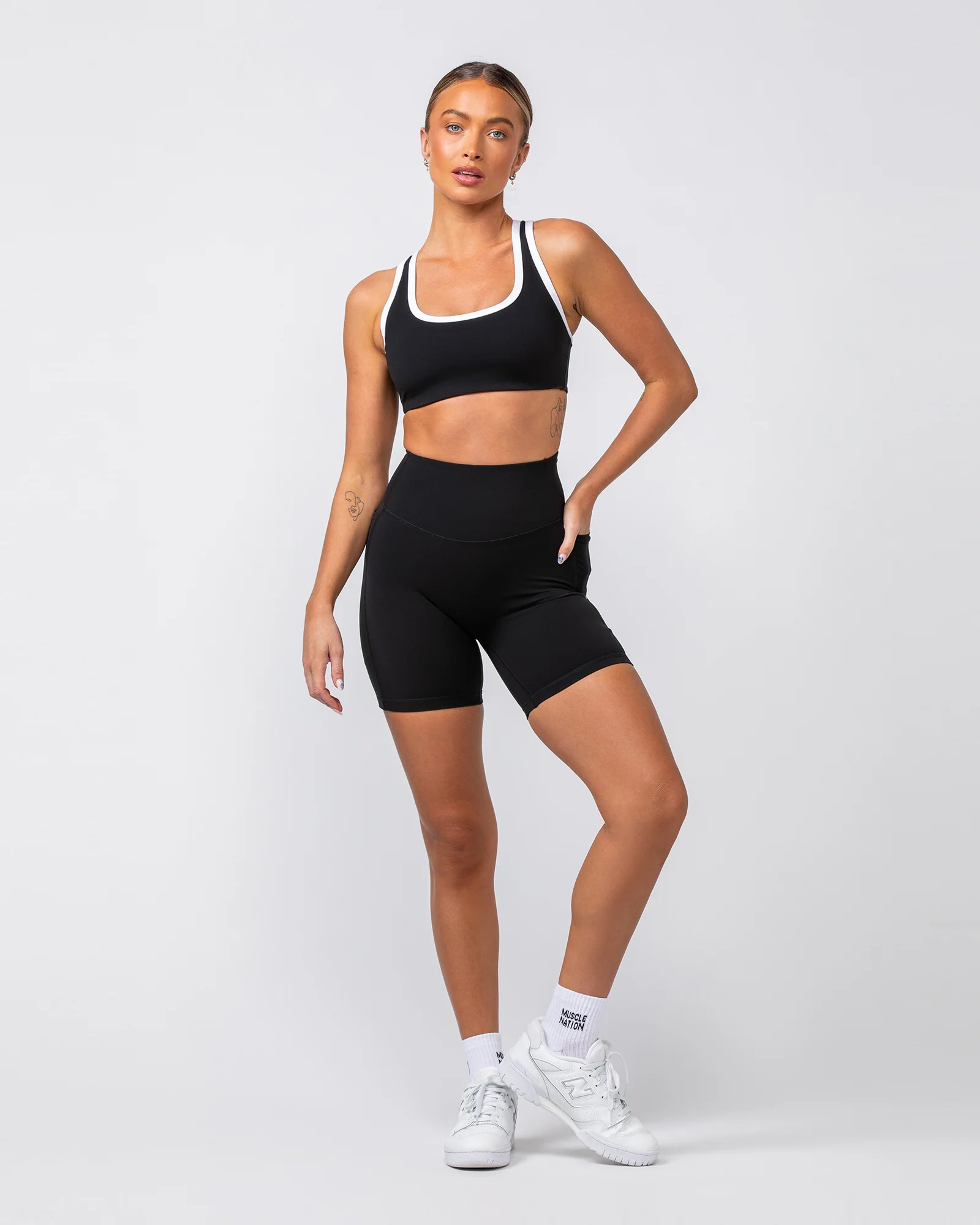 Agility Aura Pocket Bike Shorts - Black - Image 7