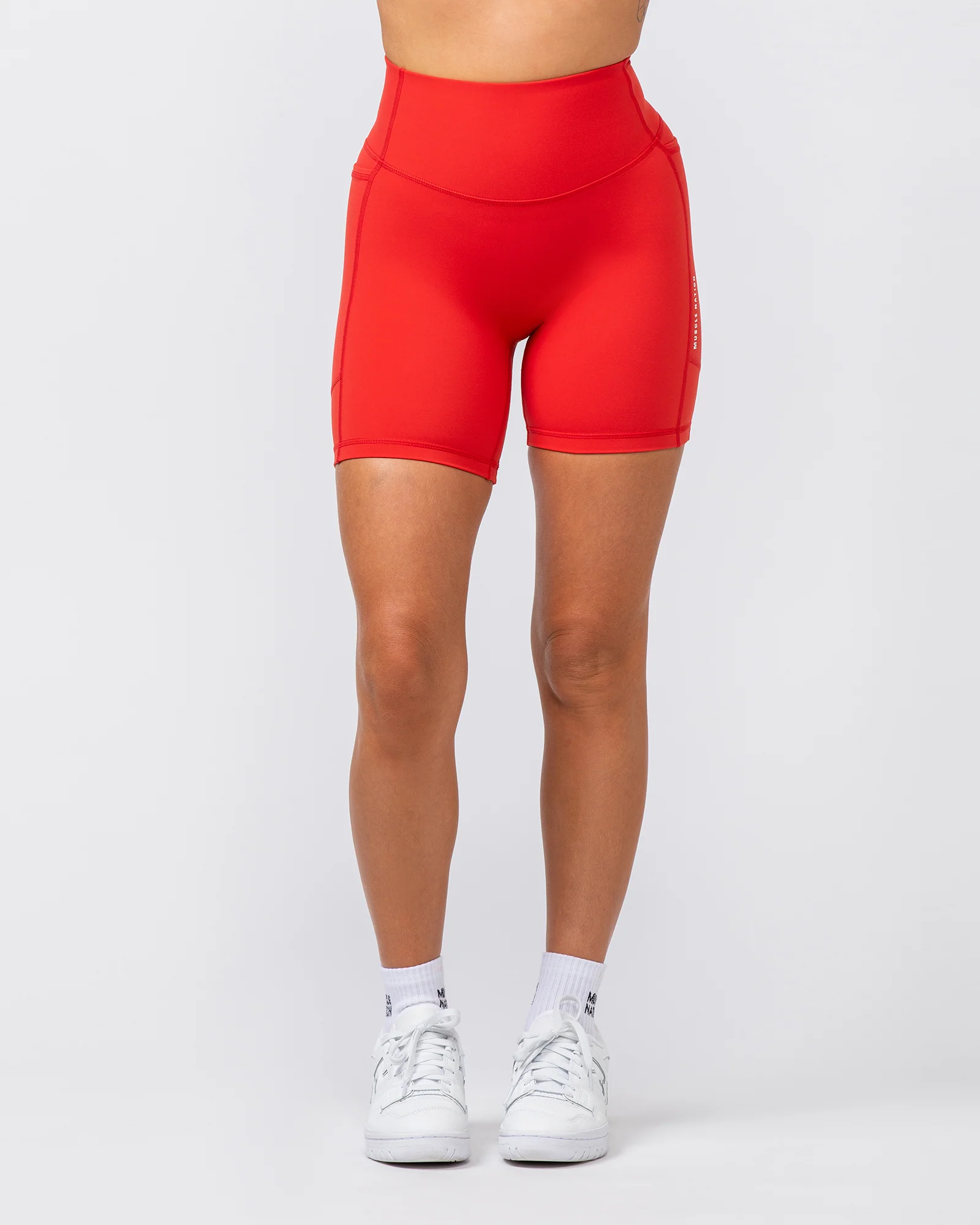 Agility Aura Pocket Bike Shorts - Crimson - Image 3
