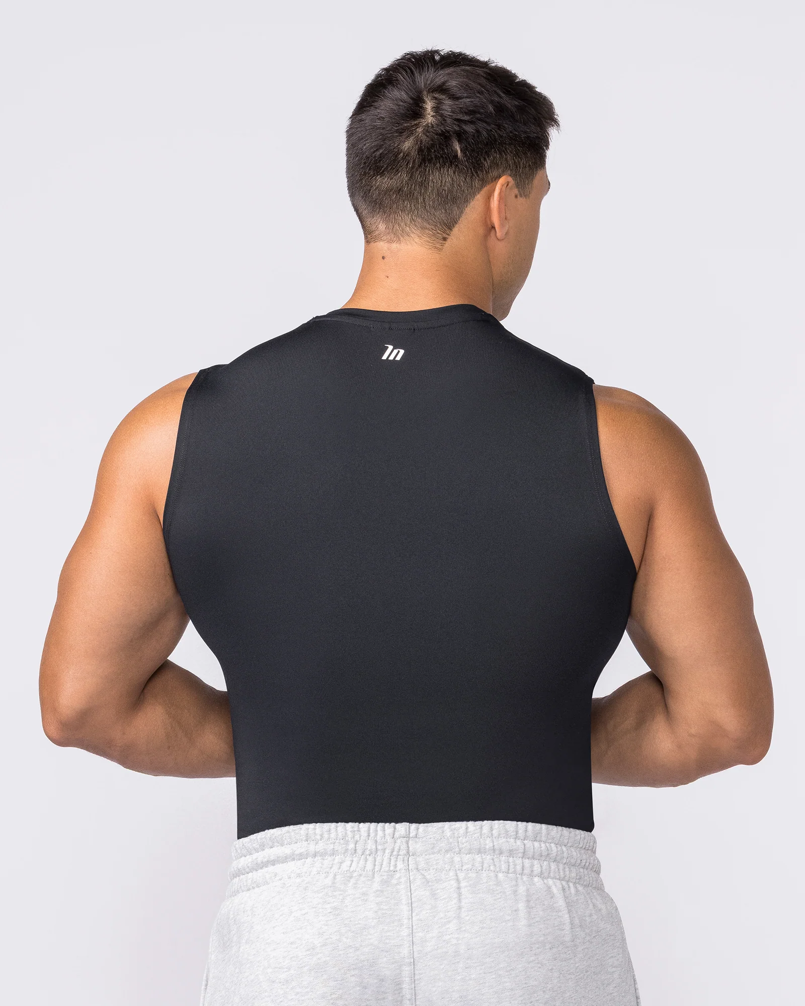 Apex Sleeveless Tee - Black - Image 5