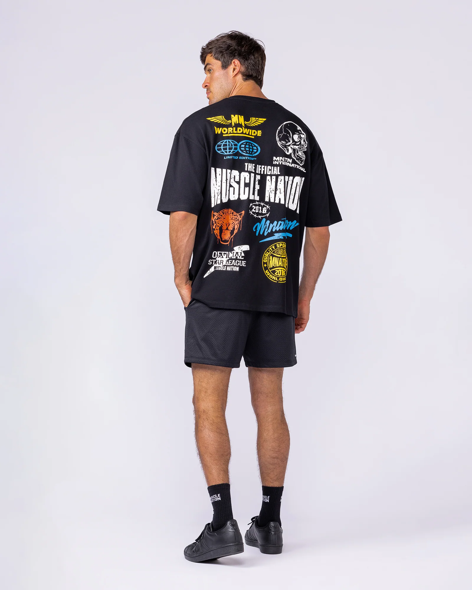 Archives Oversized Tee - Black - Image 6