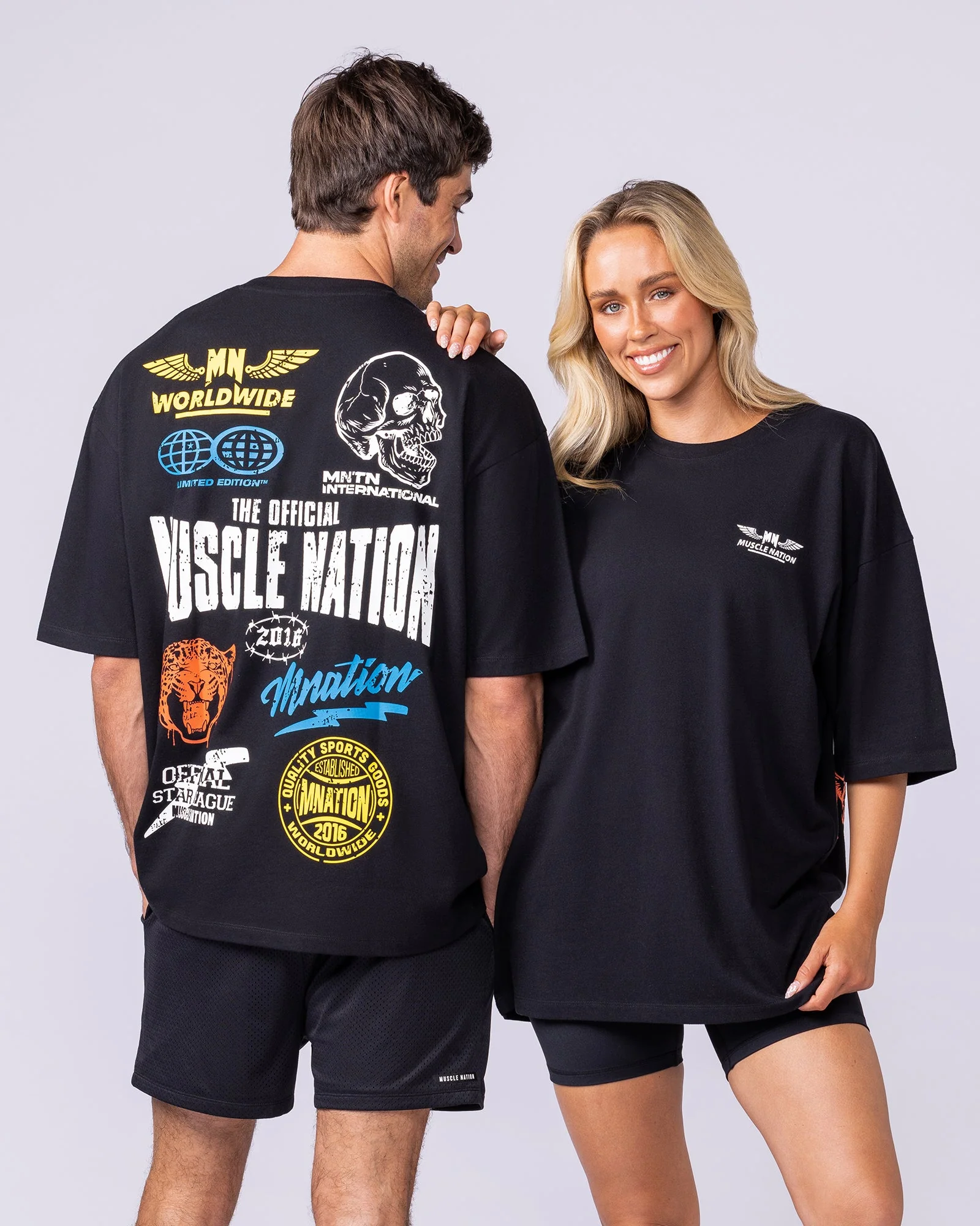 Archives Oversized Tee - Black - Image 8