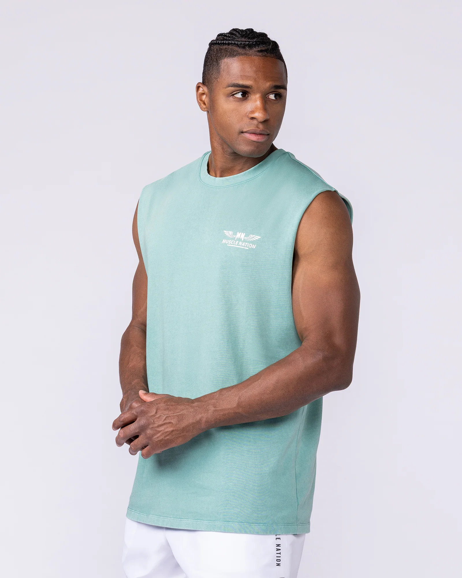 Archives Vintage Muscle Tank - Washed Alpine - Image 3