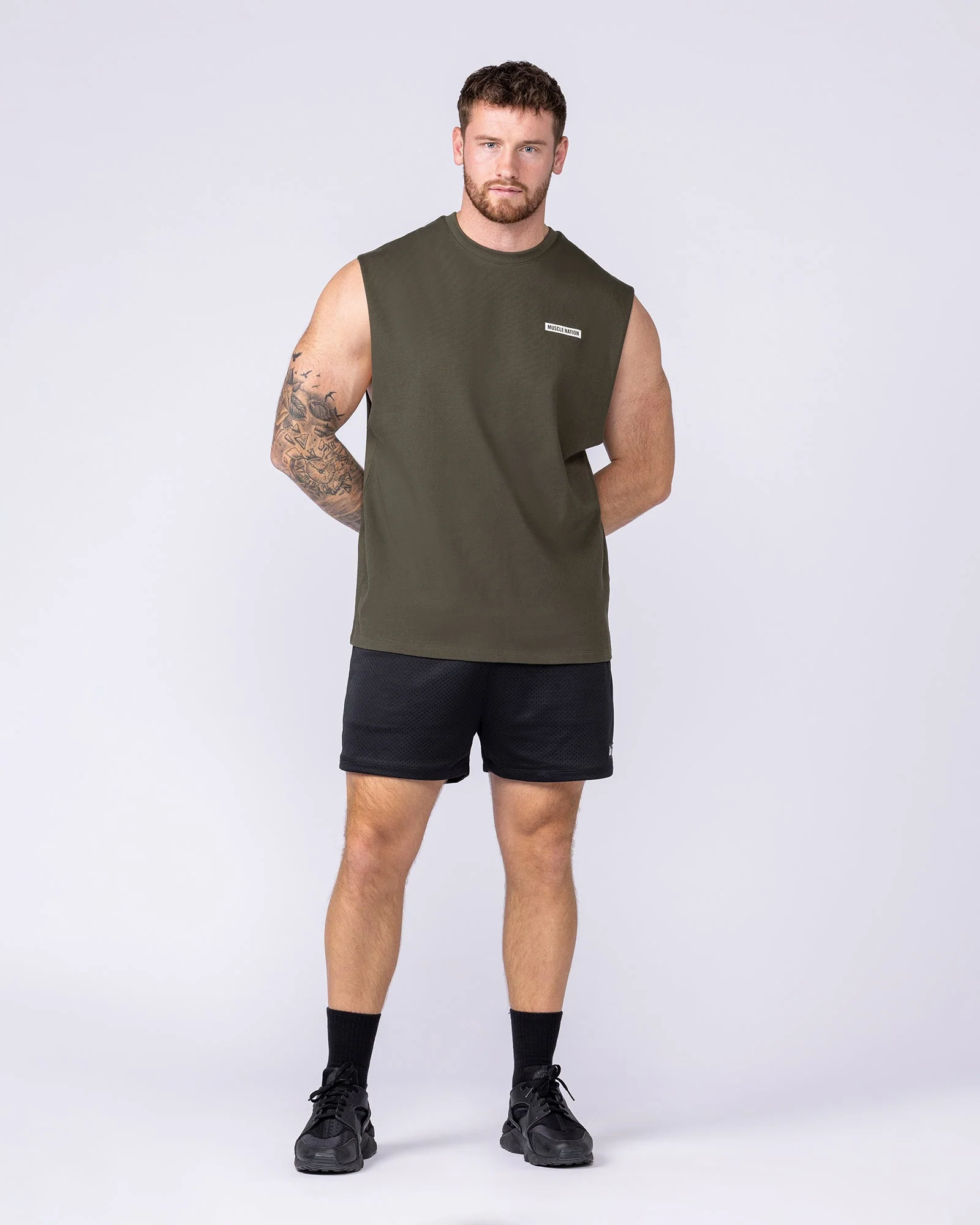 Athletic Division Muscle Tank - Dark Khaki - Image 5