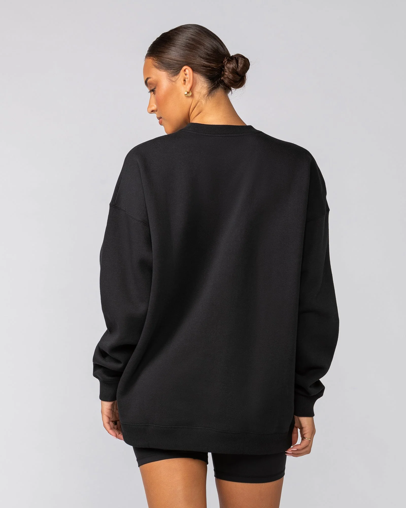 Athletics Oversized Pullover - Black - Image 4