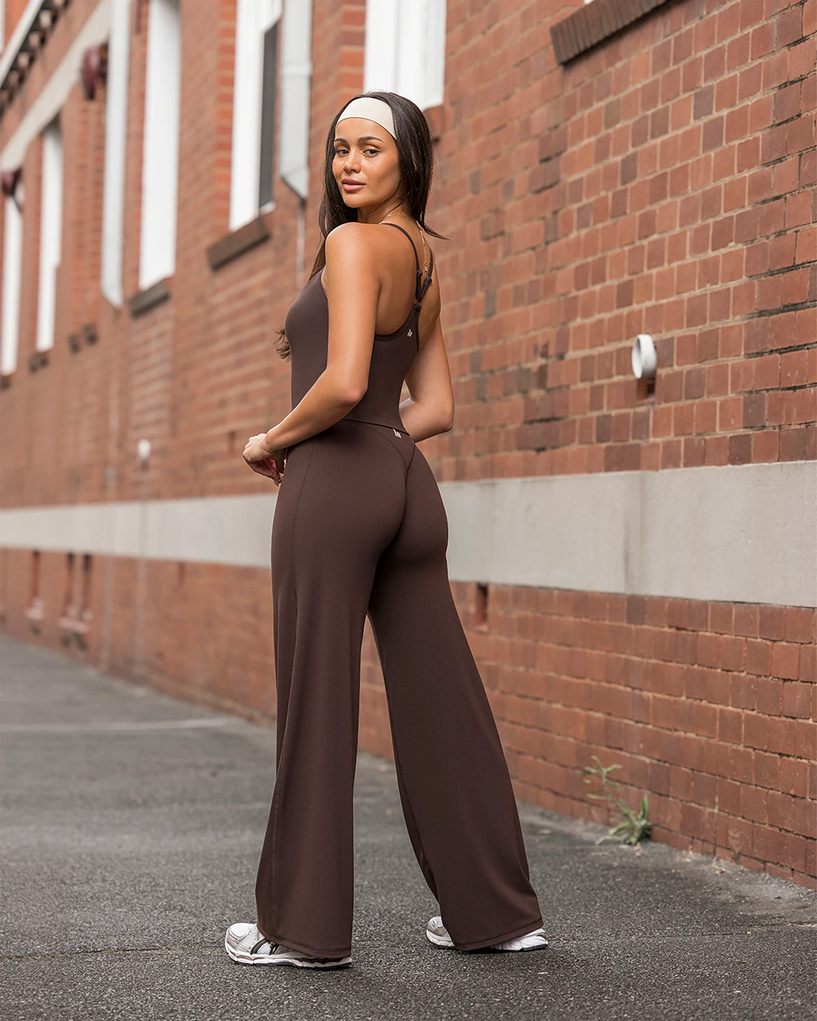 Aura Straight Leggings Tall - Cocoa