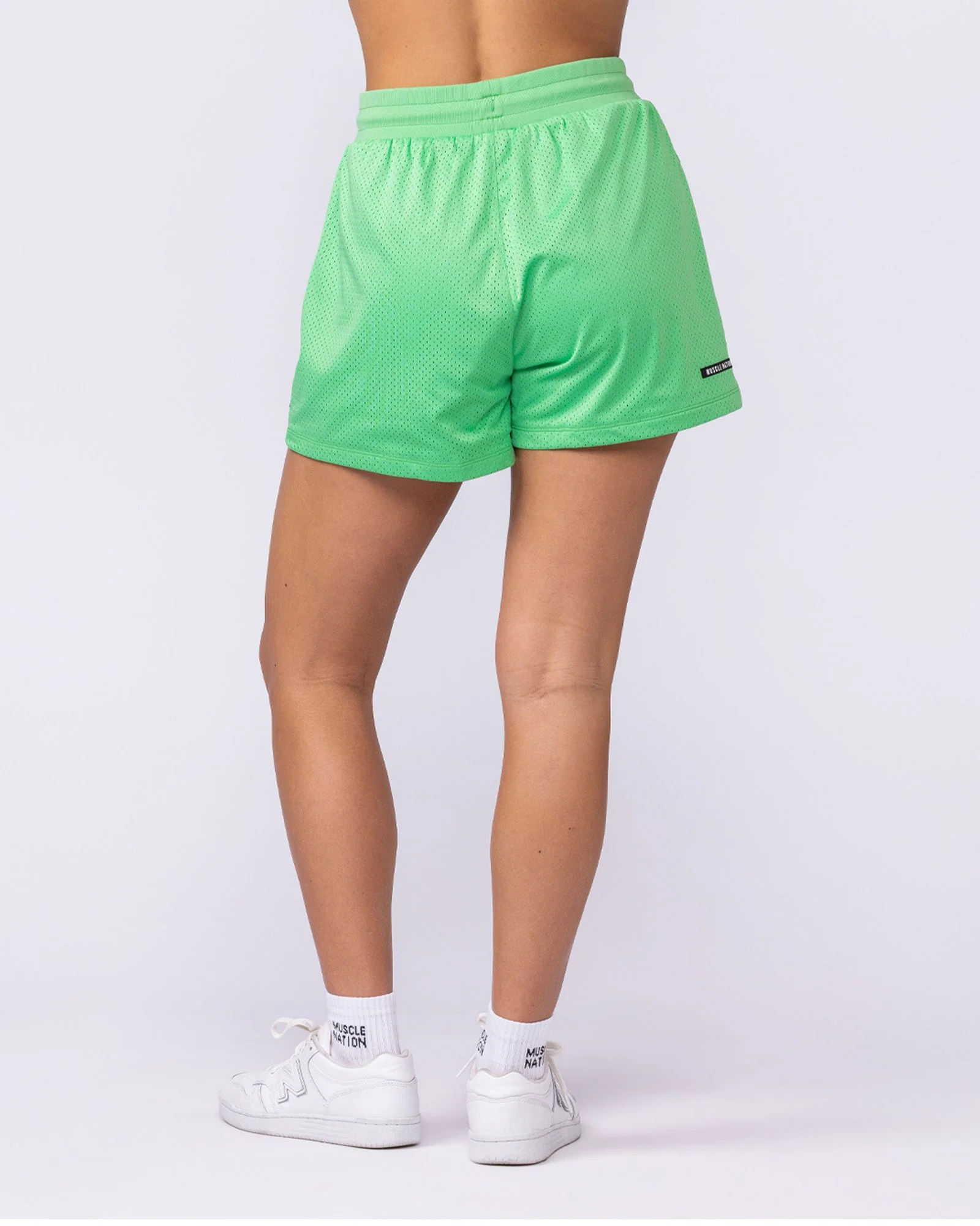 Baller 3" Shorts - Neon Apple - Image 4