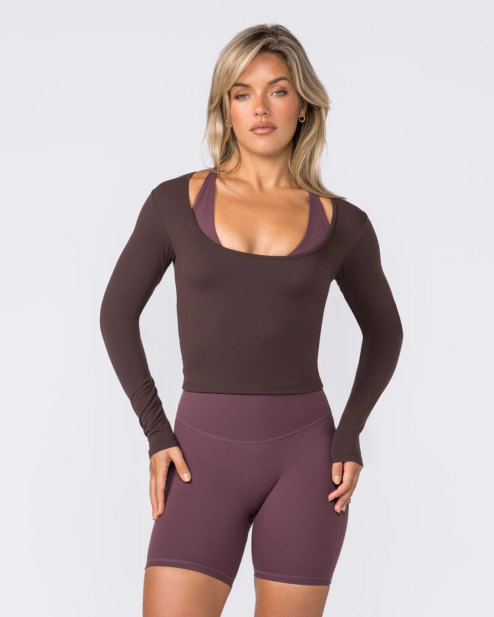 Base Long Sleeve Top - Cocoa