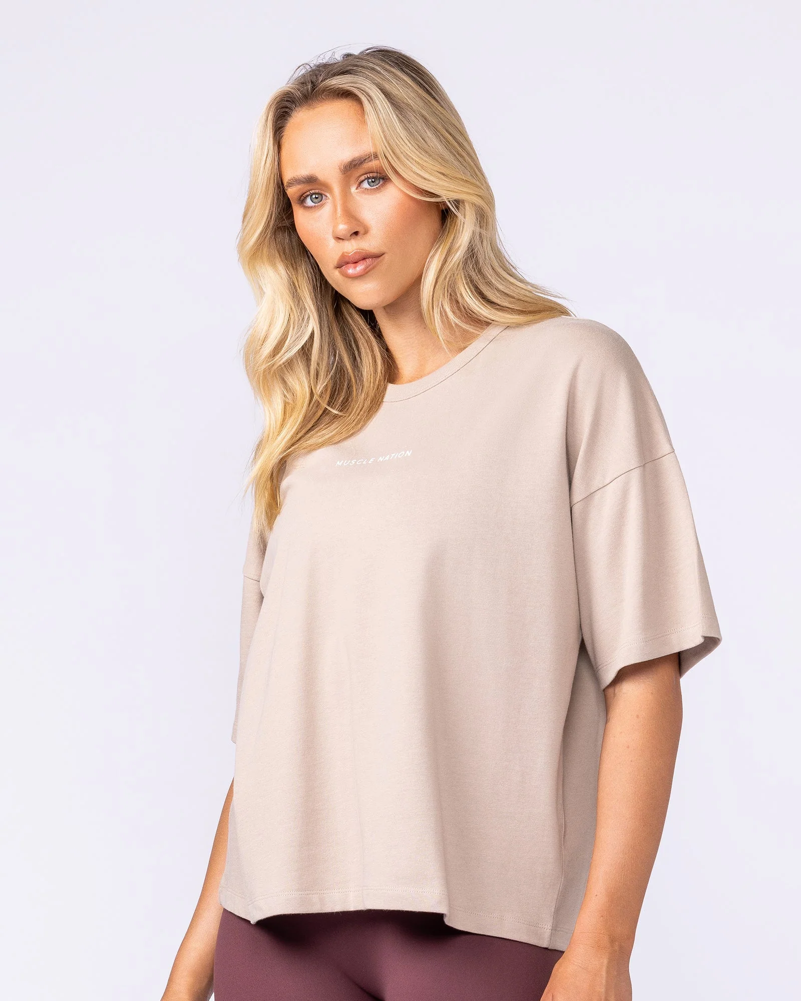 Boxy Fit Tee - Sandstorm - Image 3