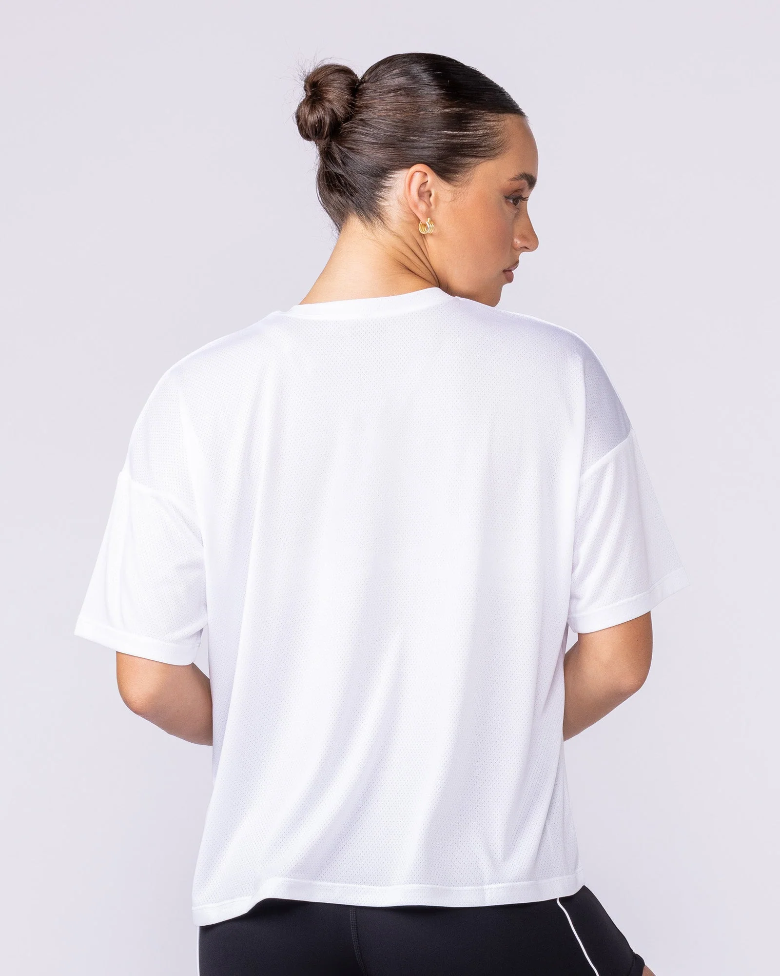 Boxy Training Tee - White - Image 5
