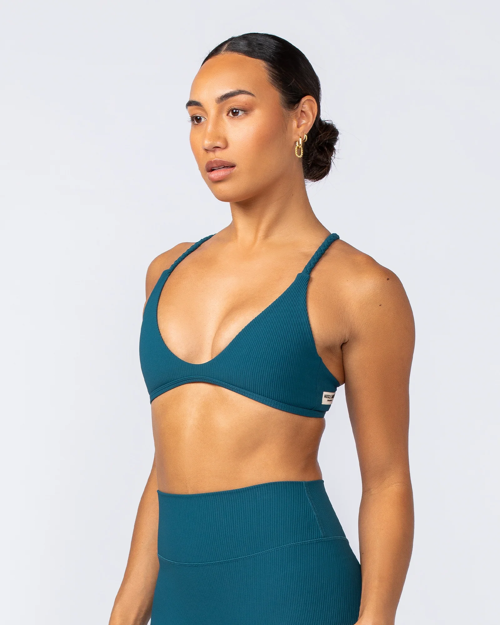 Breeze Rib Bralette - Dark Marine - Image 3