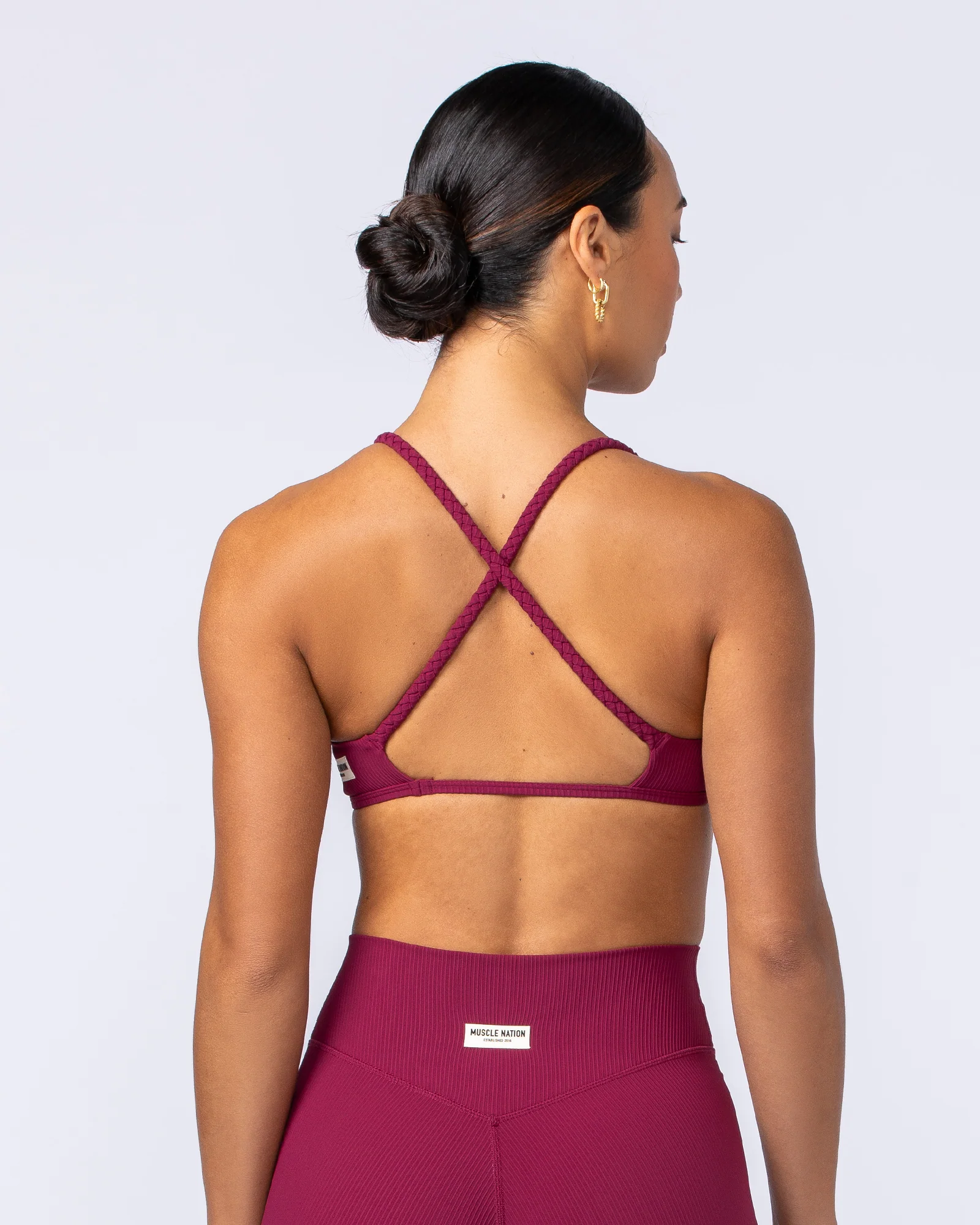 Breeze Rib Bralette - Rose Bud - Image 6