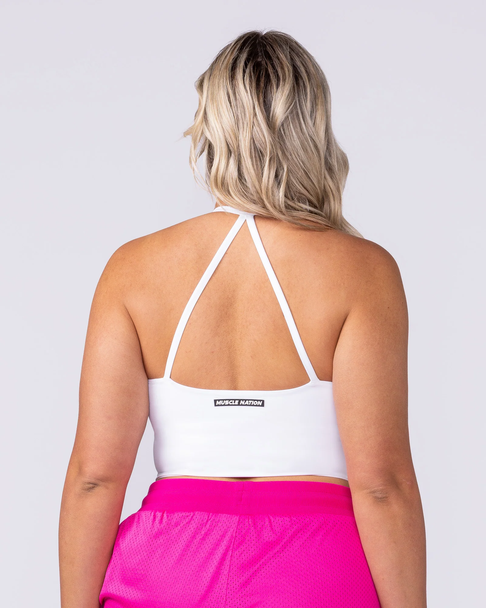 Captivate Bra Tank - White - Image 4
