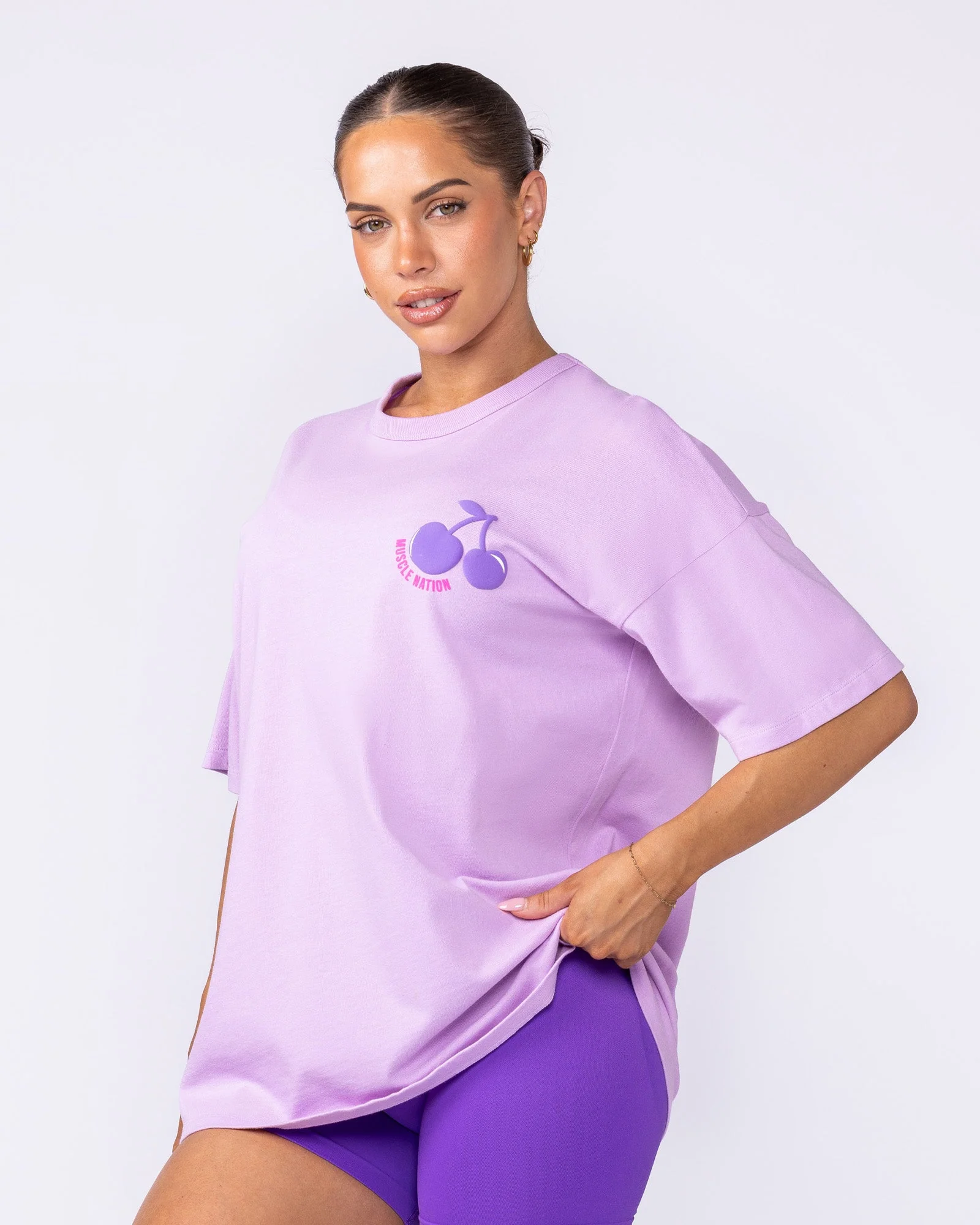 Cherry Oversized Tee - Pixie - Image 4