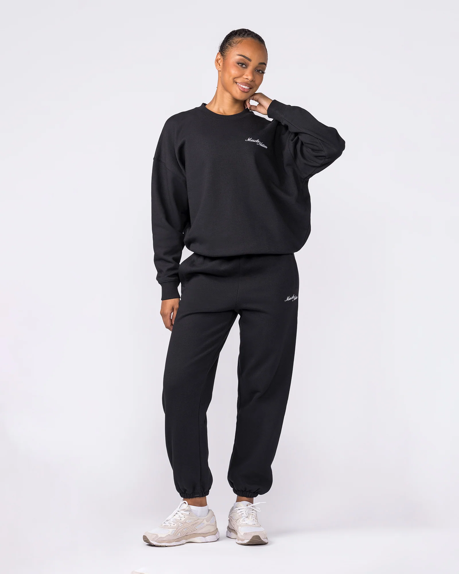 Collective Boxy Pullover - Black - Image 5