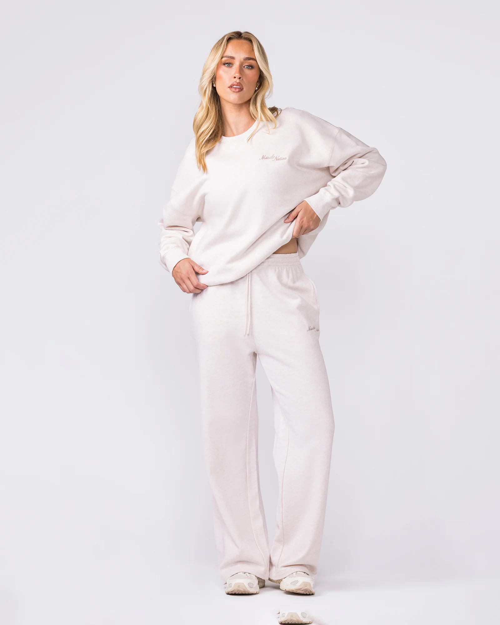 Collective Boxy Pullover - Dew Marl - Image 6