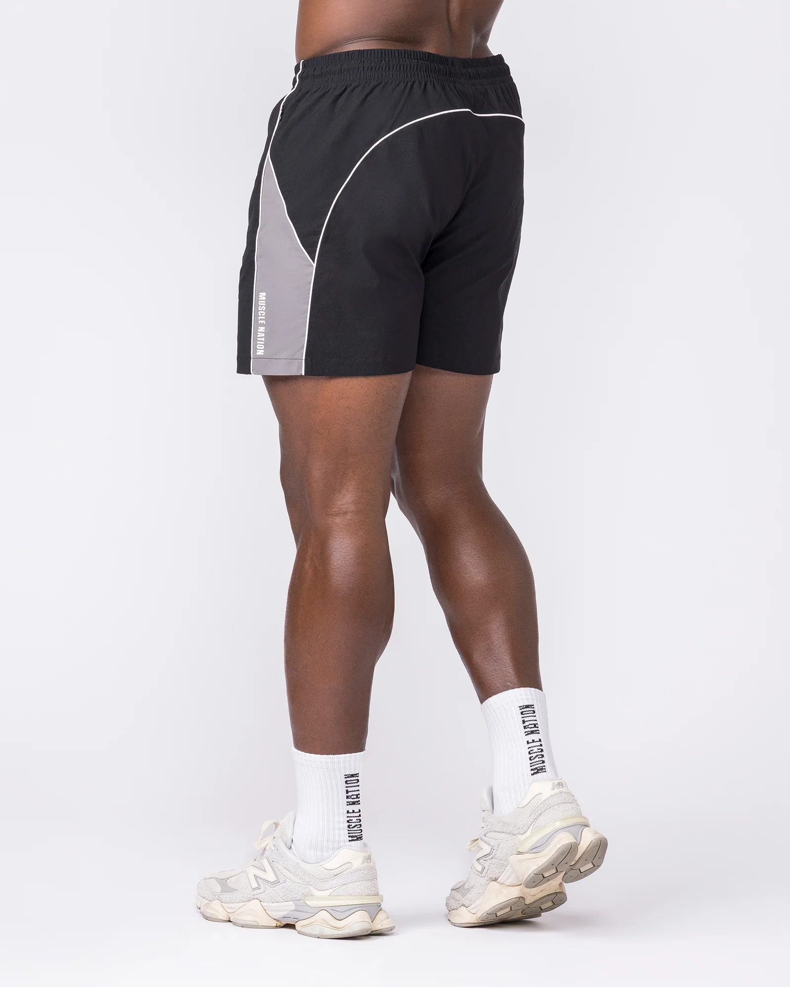 Command Windbreaker Shorts - Black - Image 5