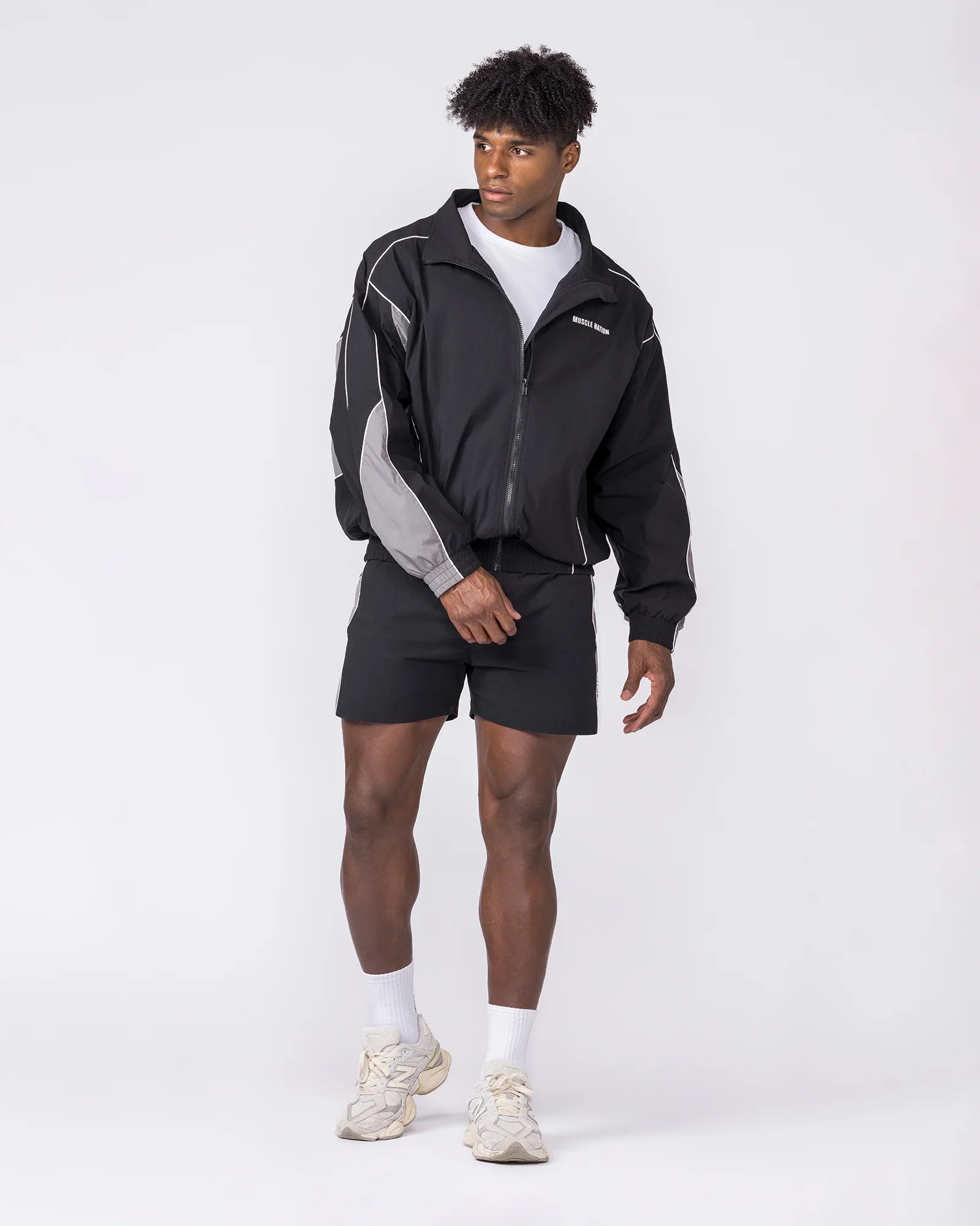 Command Windbreaker Zip Through - Black - Image 7