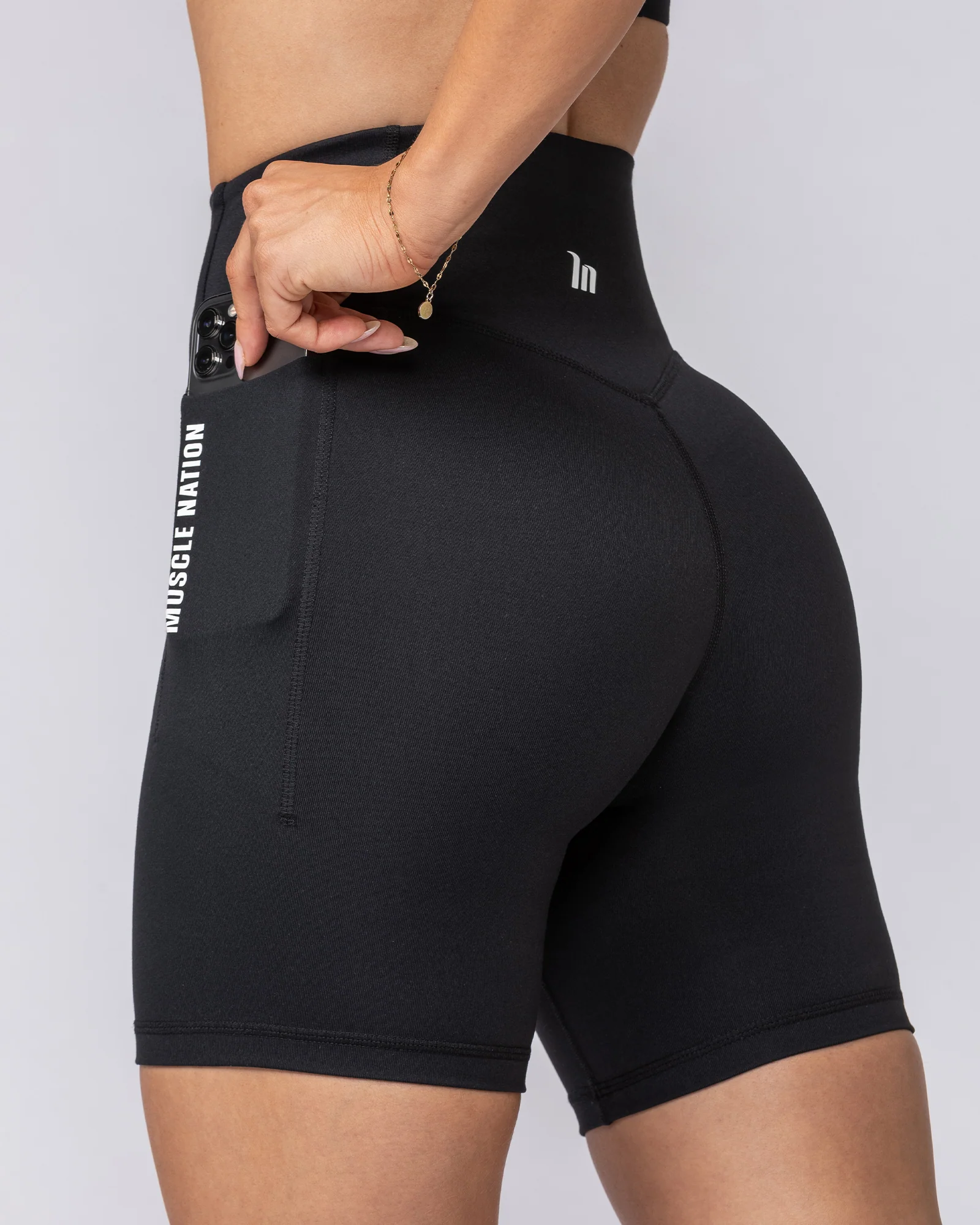Core Pocket Bike Shorts - Black - Image 4