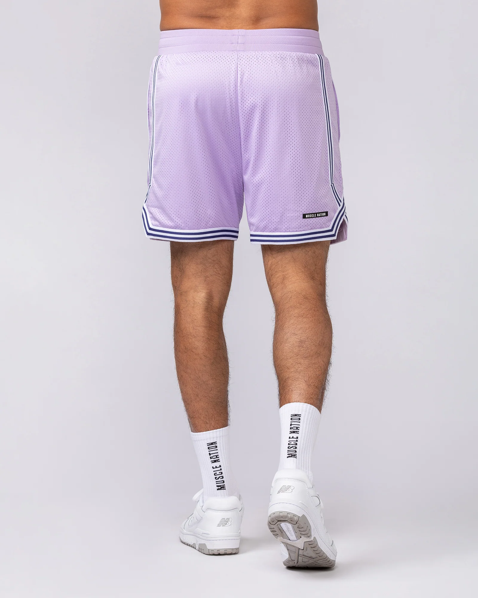 Courtside Basketball 5" Shorts - Lavender - Image 5