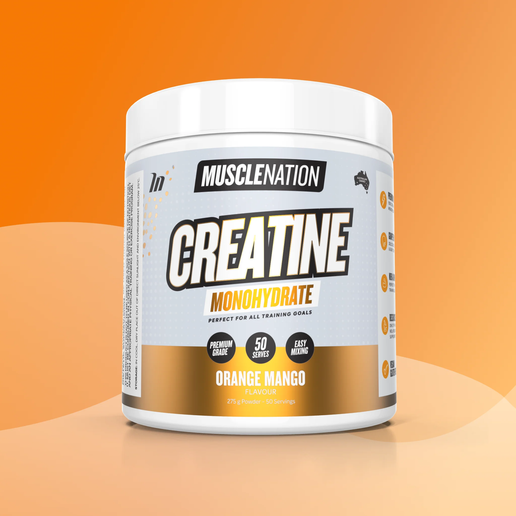 CREATINE MONOHYDRATE - Orange Mango - 50 serves