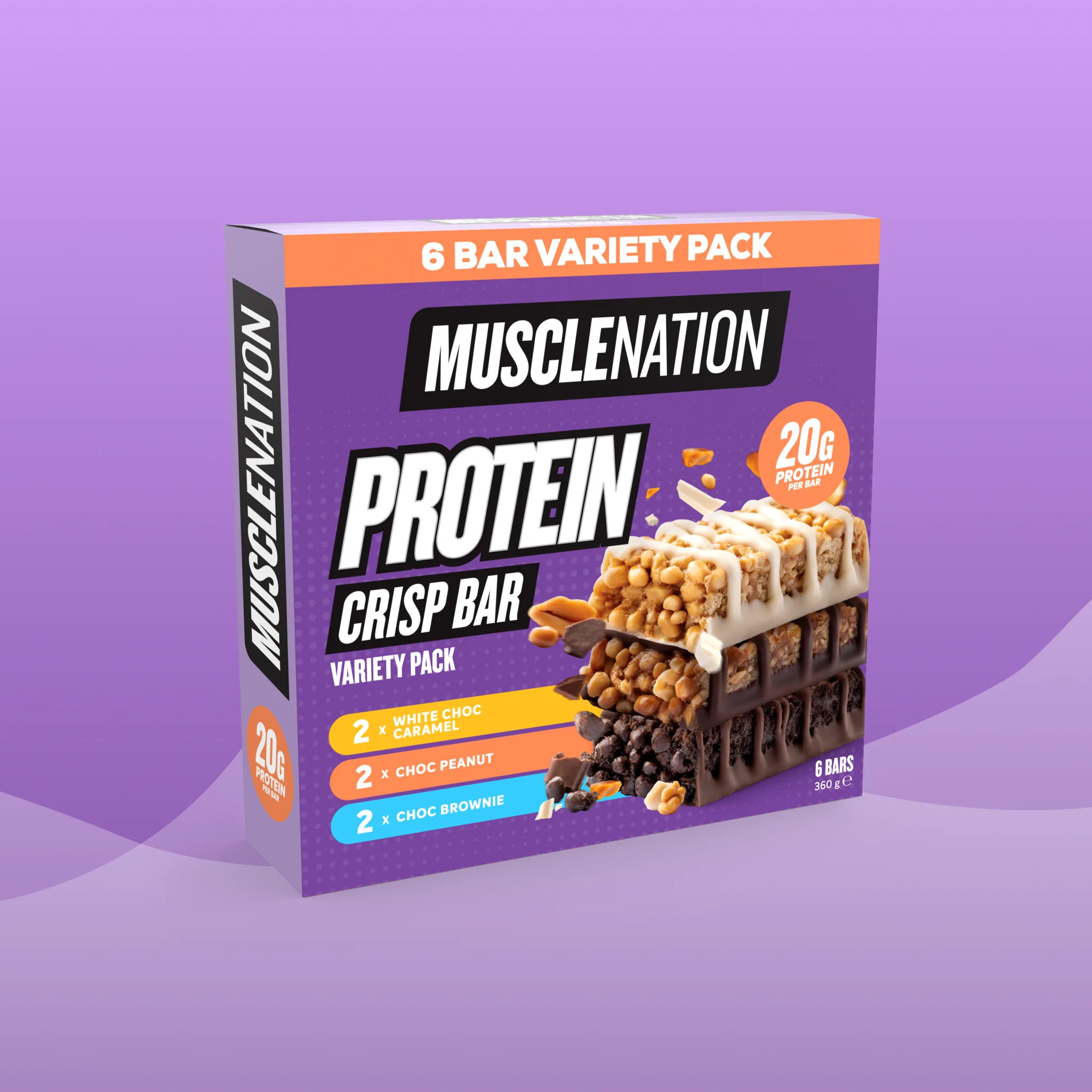 CRISP Protein Bar - CRISP Variety Pack - 6 Bars