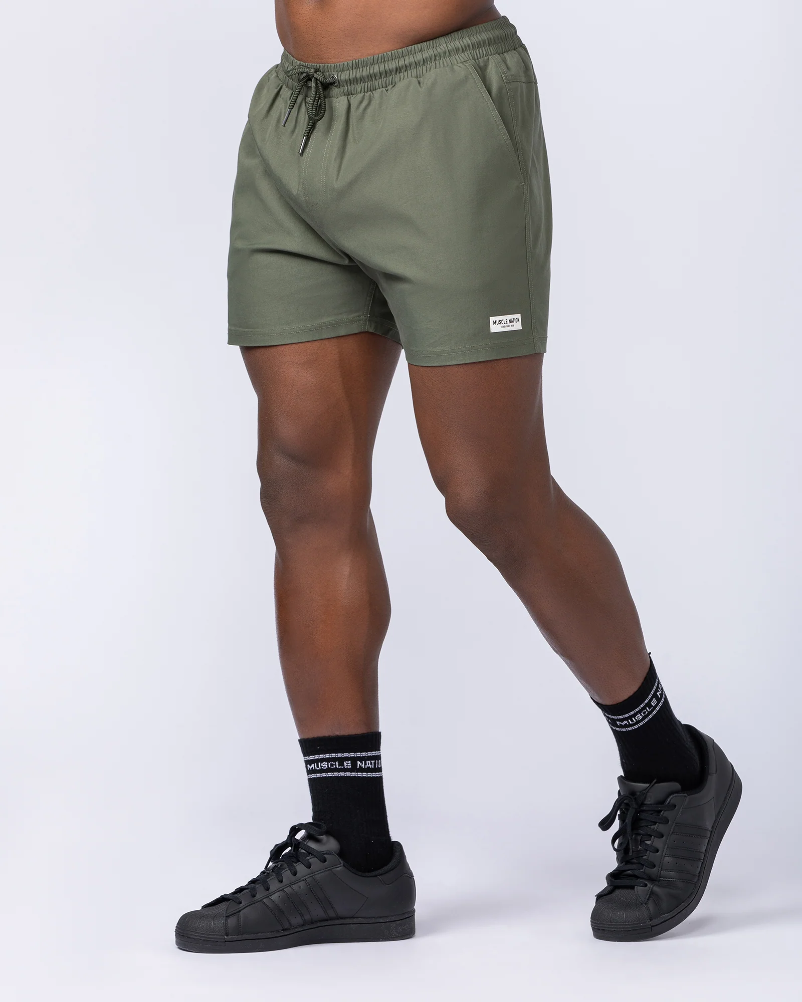 Daily 4" Shorts - Dark Khaki - Image 3