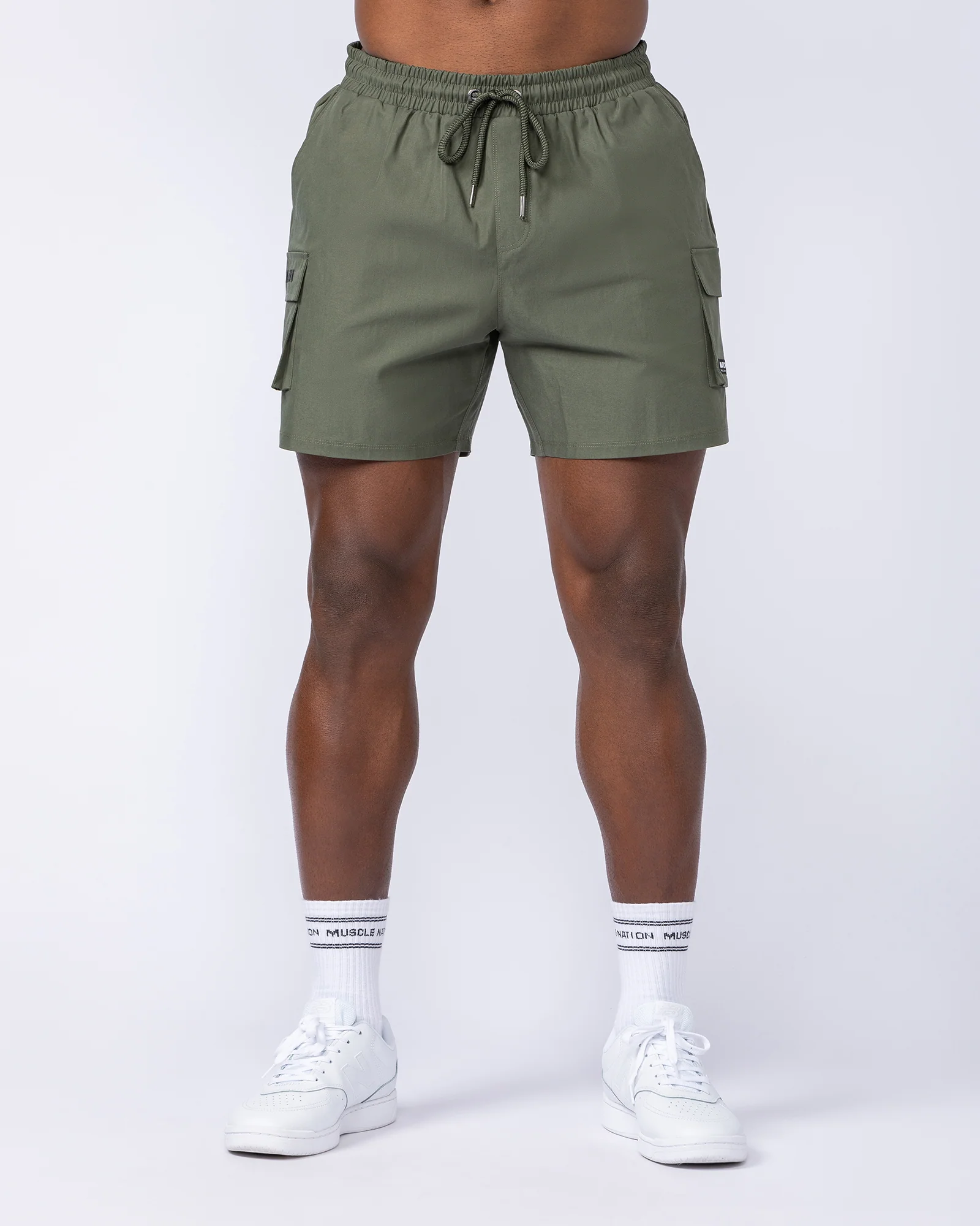 Daily Cargo 5" Shorts - Dark Khaki (Silicon Logo) - Image 2