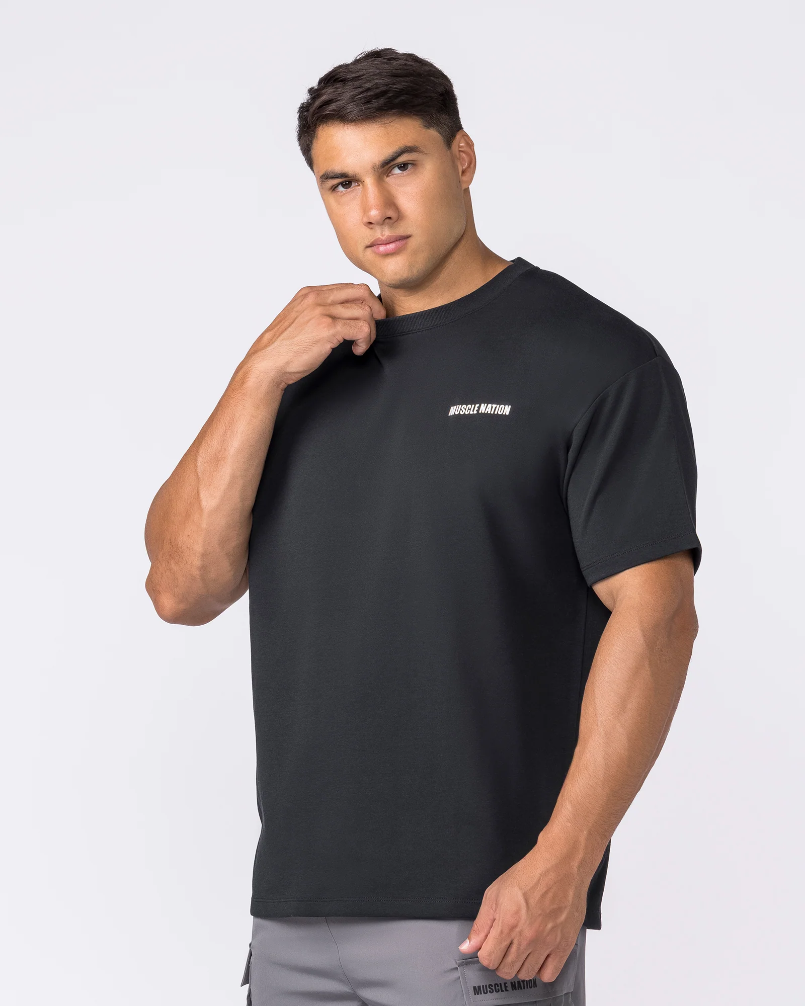 Daily Regular Fit Tee - Black - Image 4