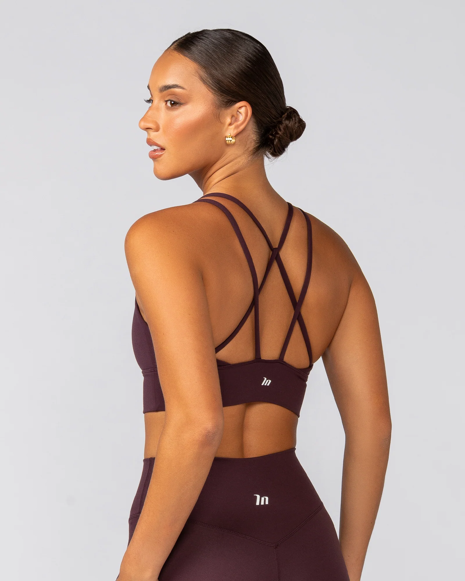 Dash Longline Bra - Fig - Image 3