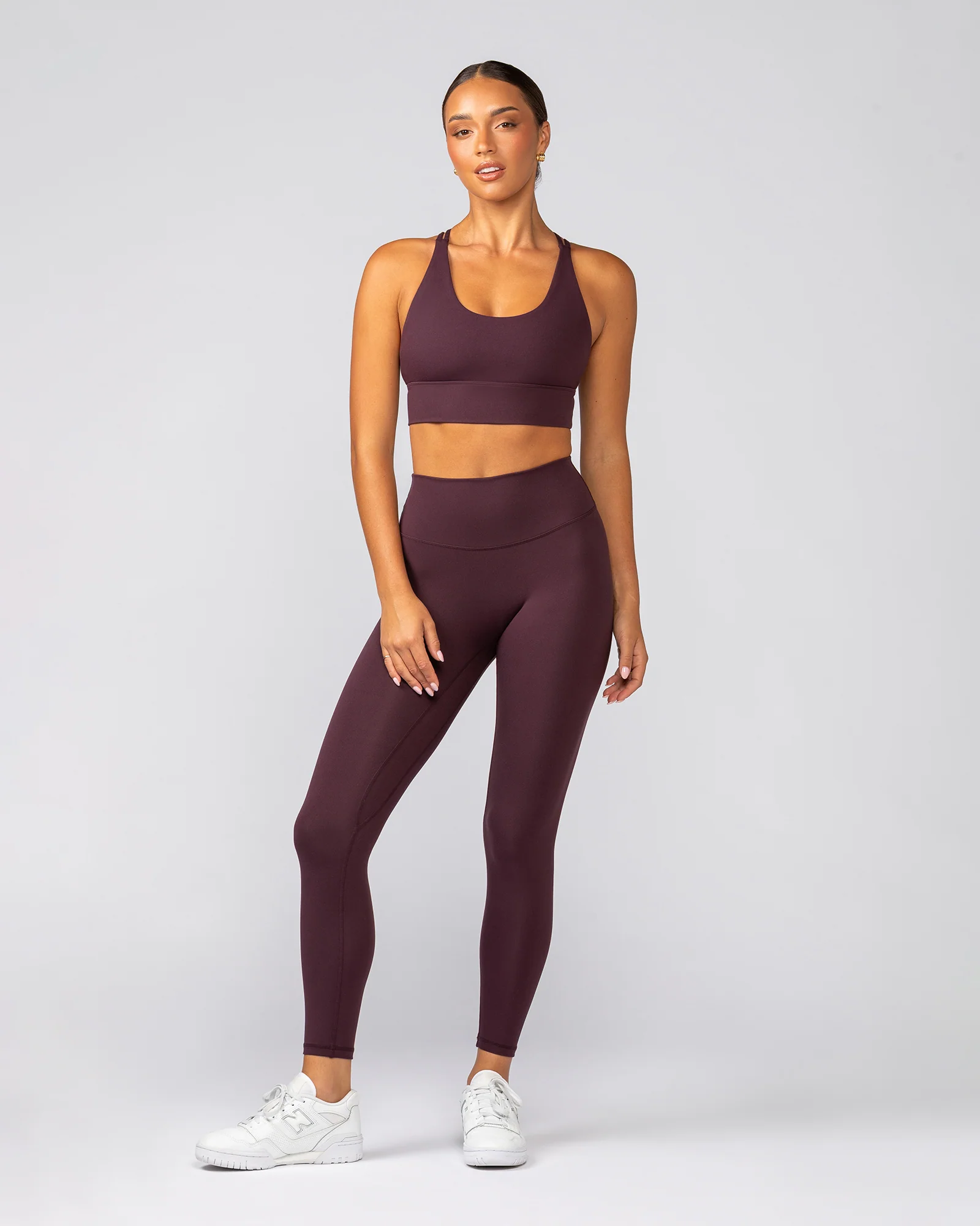 Dash Longline Bra - Fig - Image 5