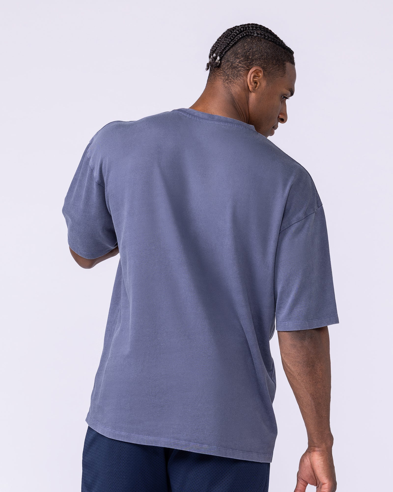 Doberman Oversized Vintage Tee - Washed Atlantis - Image 2