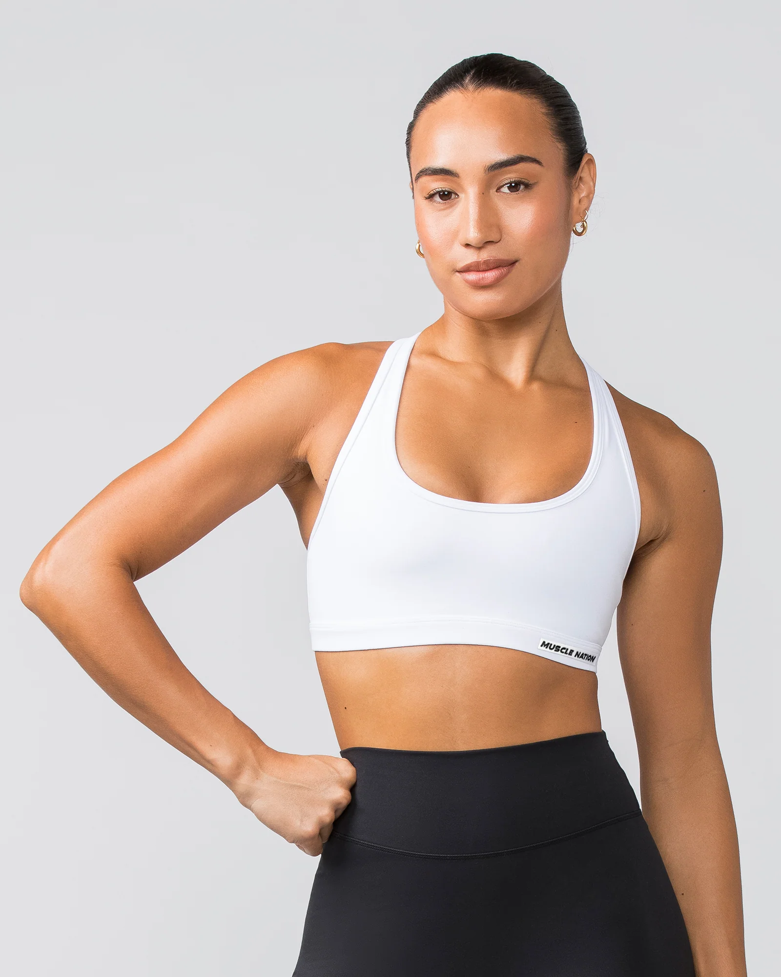 Drew Bra - White / White - Image 2