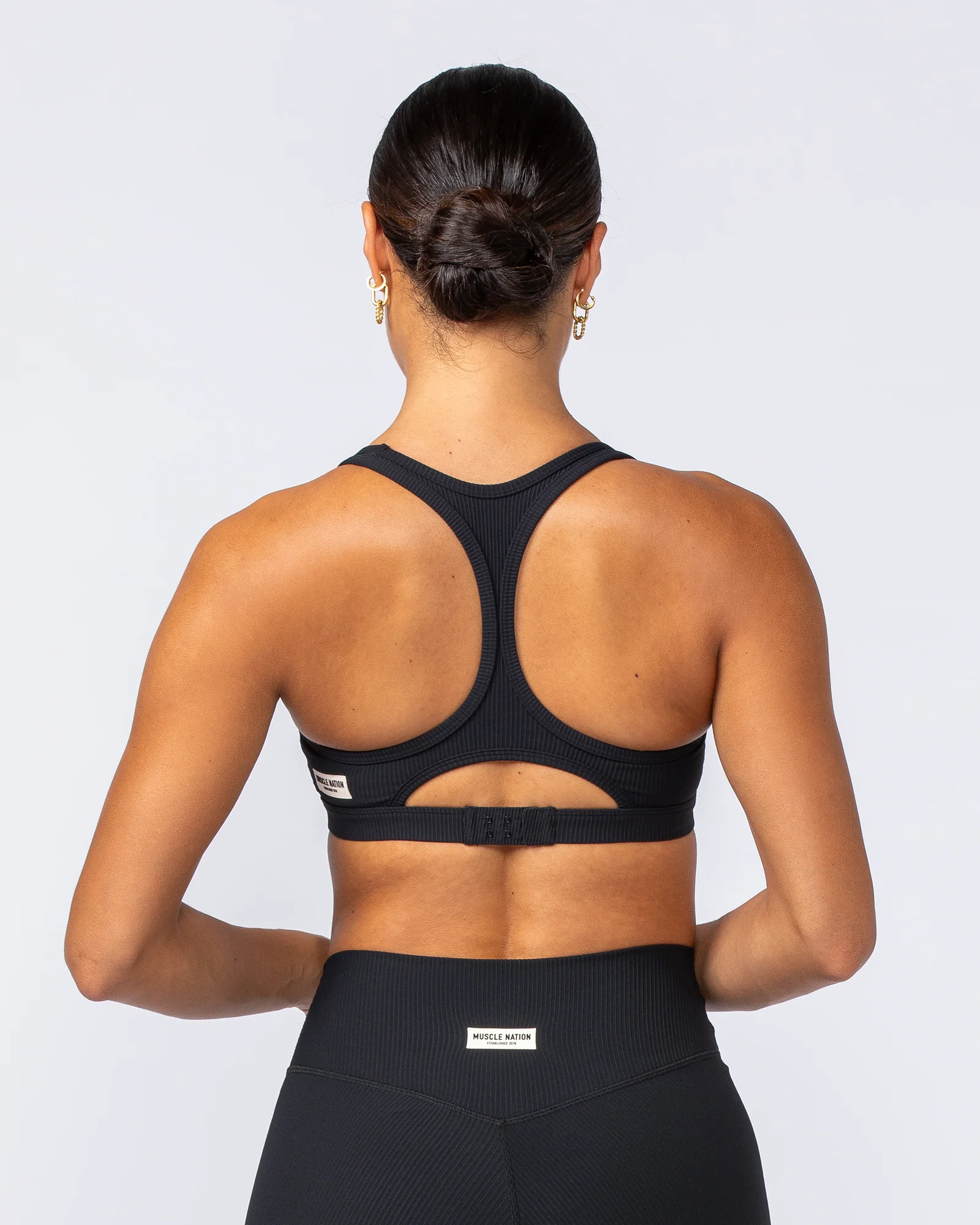 Drew Rib Bra - Black - Image 4