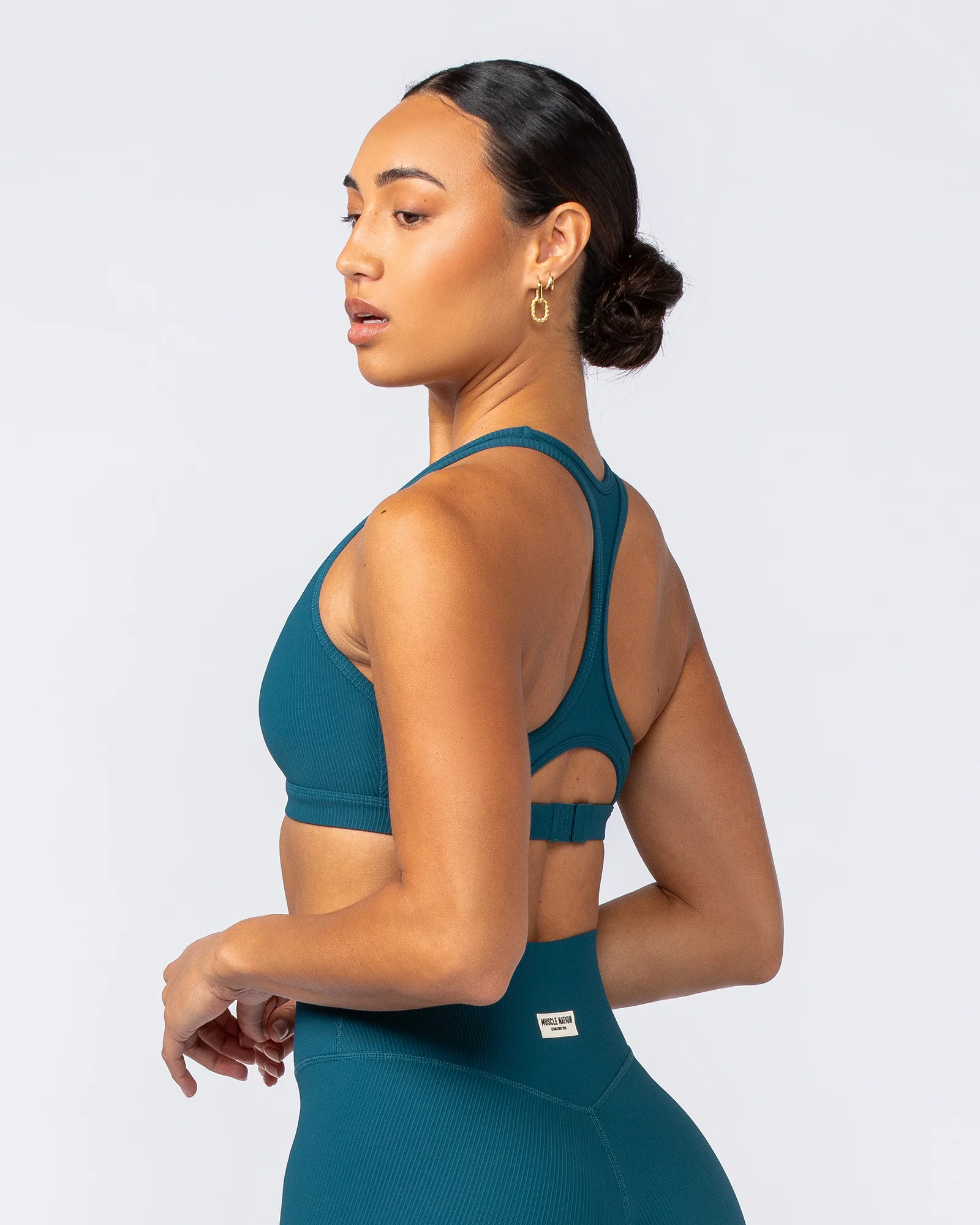 Drew Rib Bra - Dark Marine - Image 4