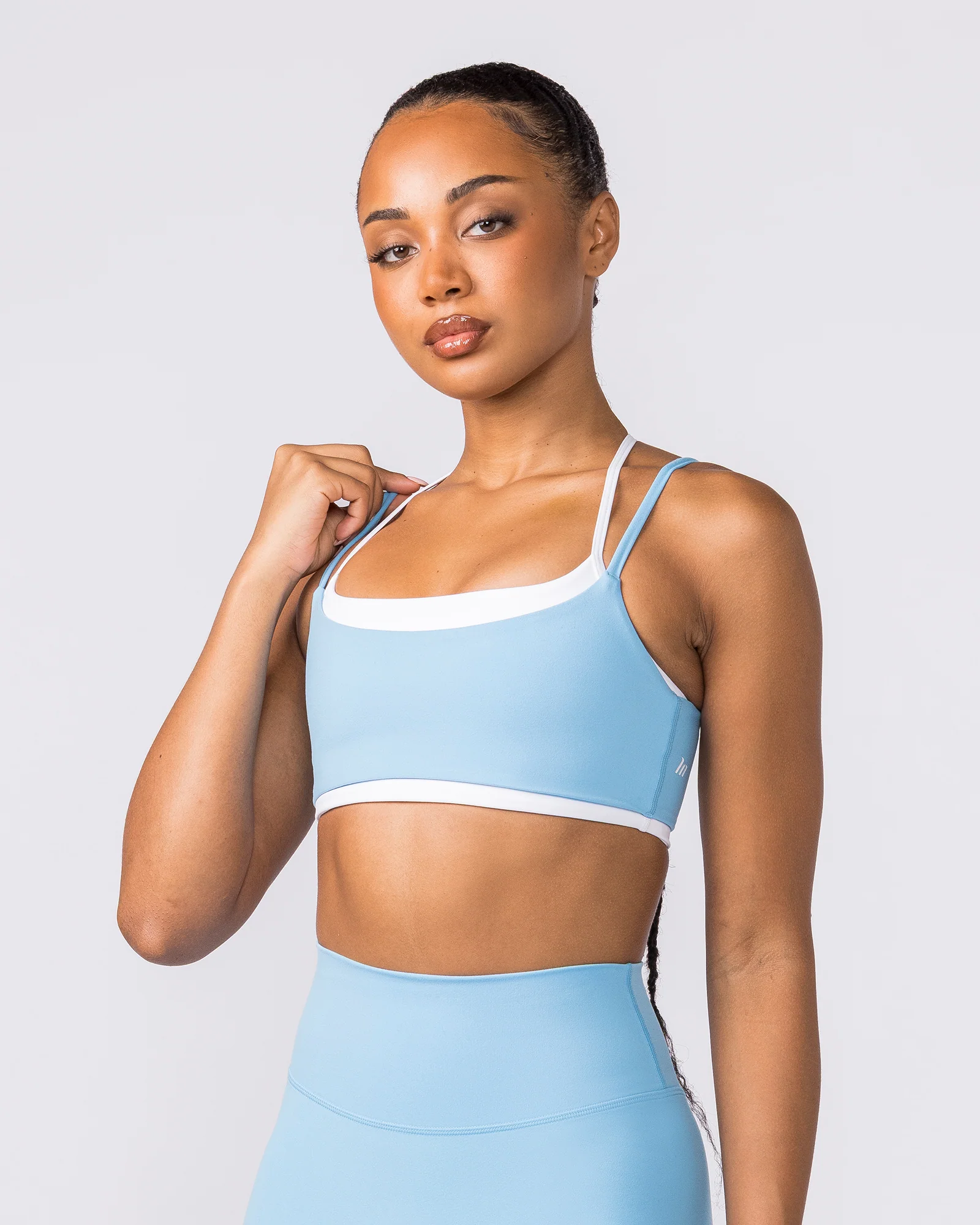 Duo Bralette - White/Frosted - Image 4
