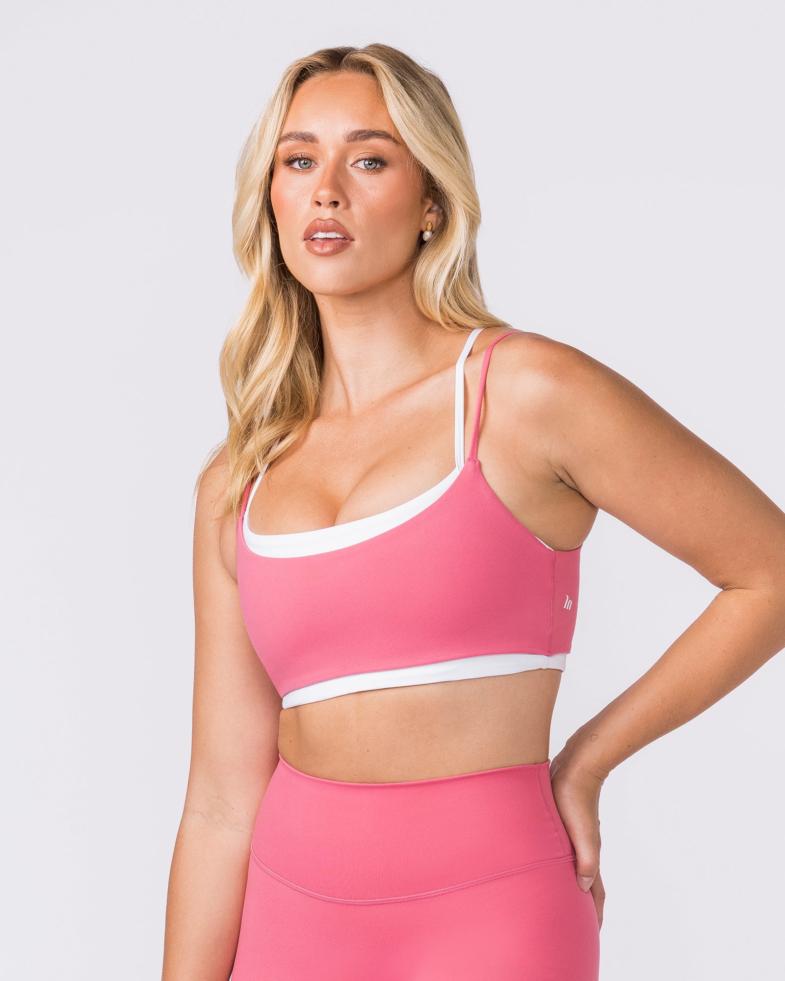 Duo Bralette - White/Petal - Image 4
