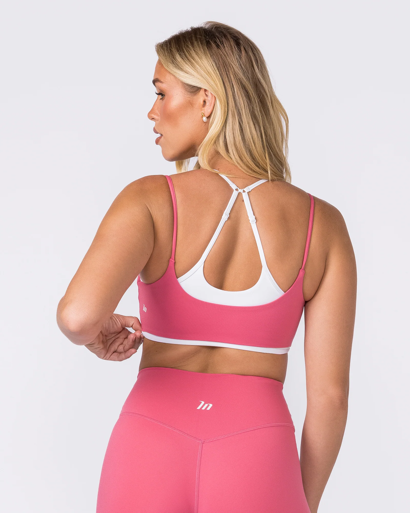 Duo Bralette - White/Petal - Image 5