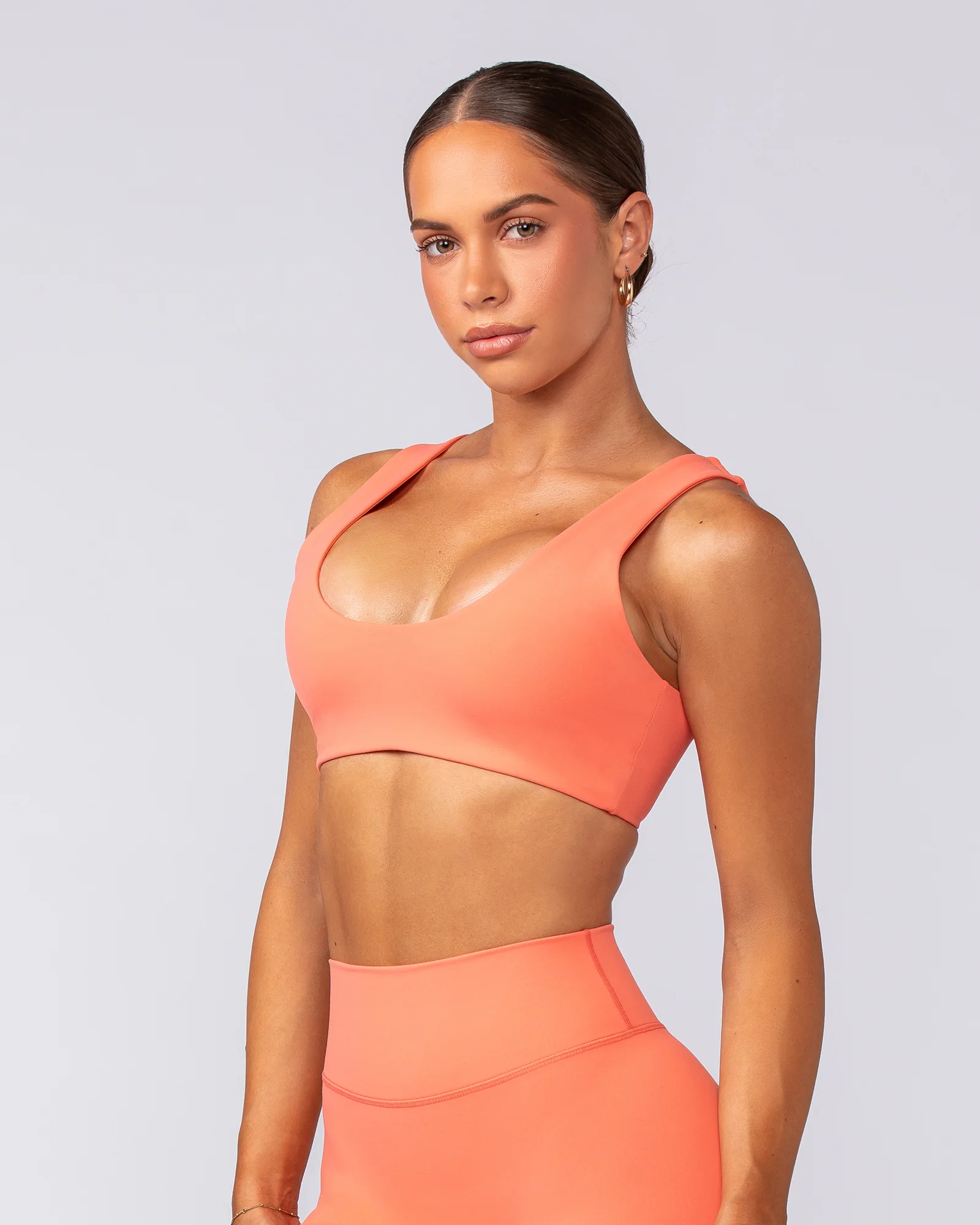 Elite Bralette - Hot Coral - Image 3