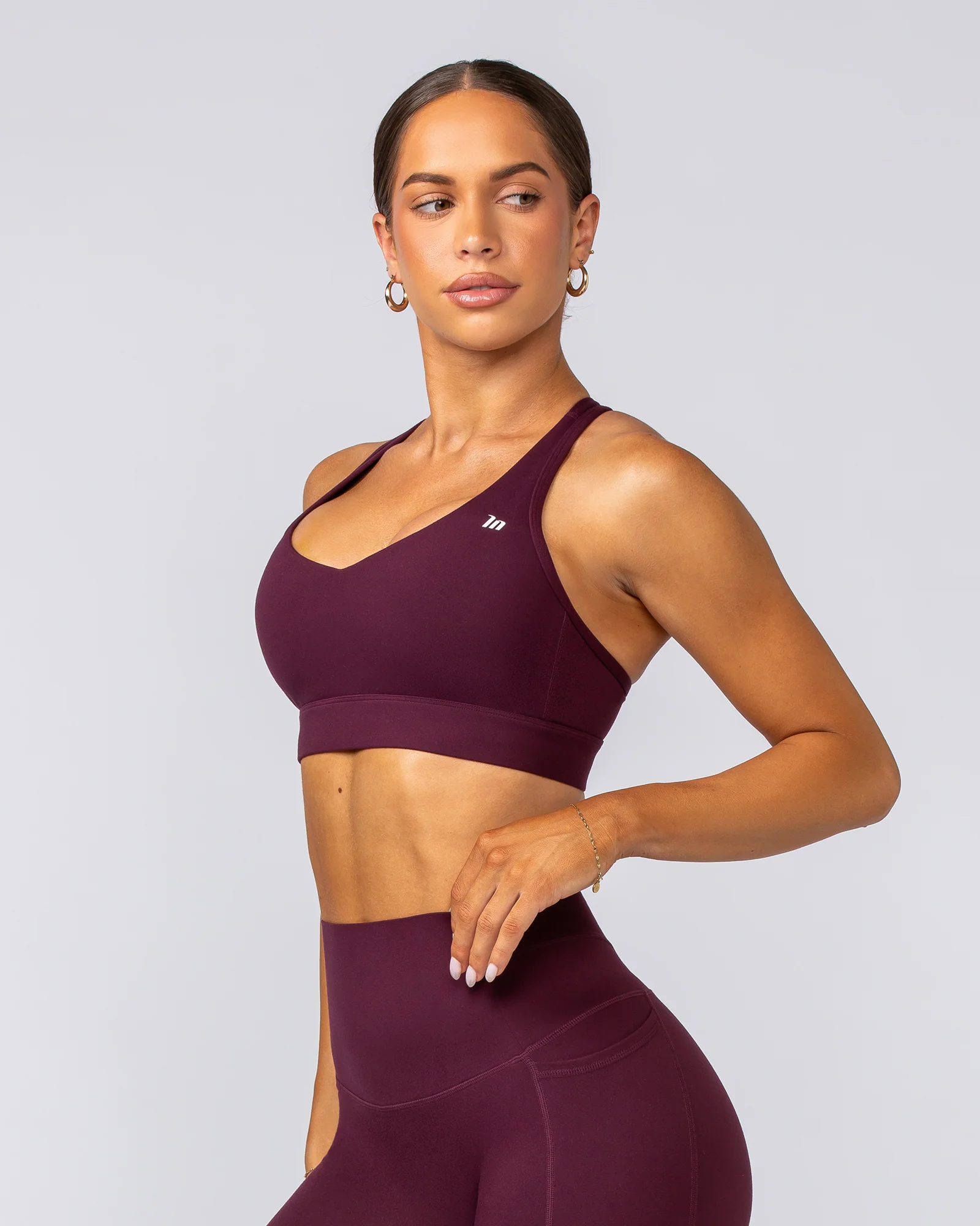 Elite Support Bra - Sangria - Image 3