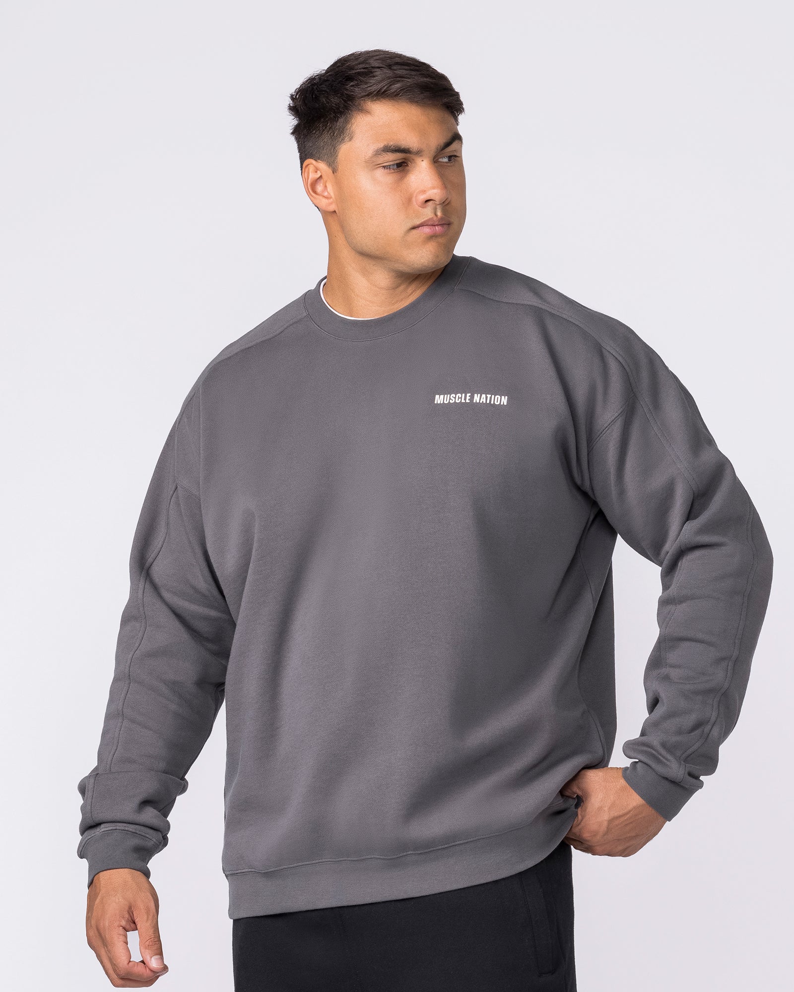 Essential Crew Pullover - Tornado - Image 4