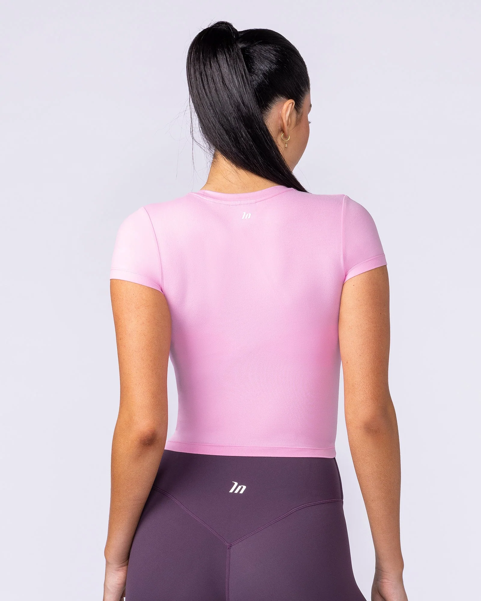 Essential Cropped Tee - Pink Pony - Image 2