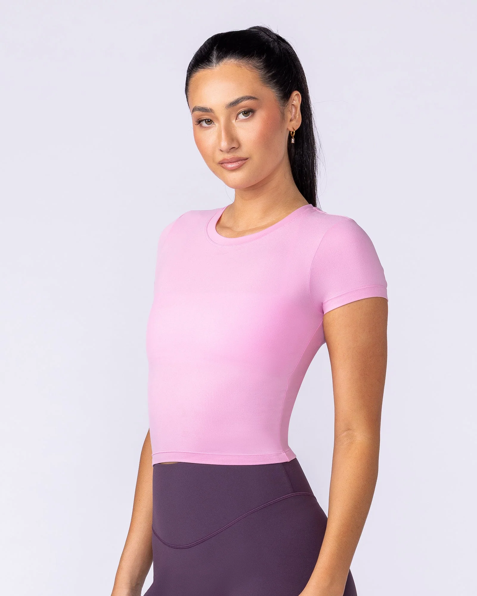 Essential Cropped Tee - Pink Pony - Image 3