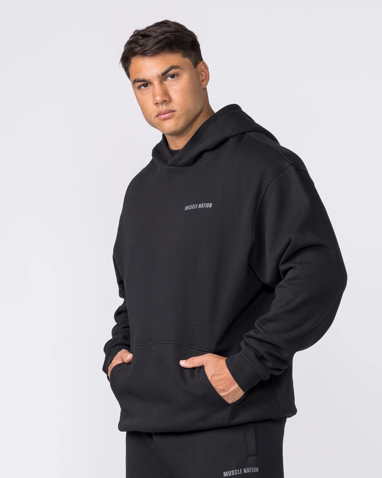 Essential Hoodie - Black - Image 4