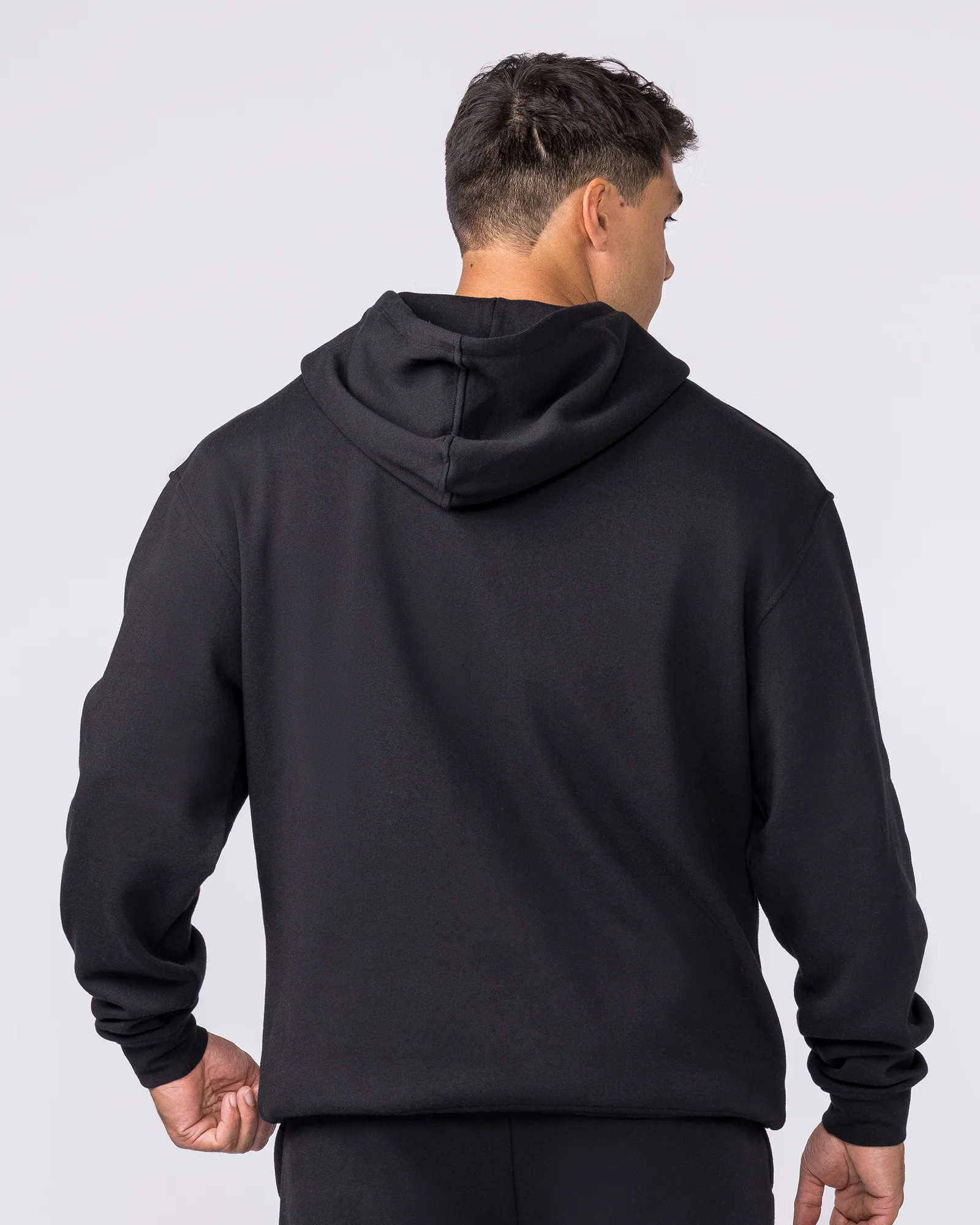Essential Hoodie - Black - Image 5