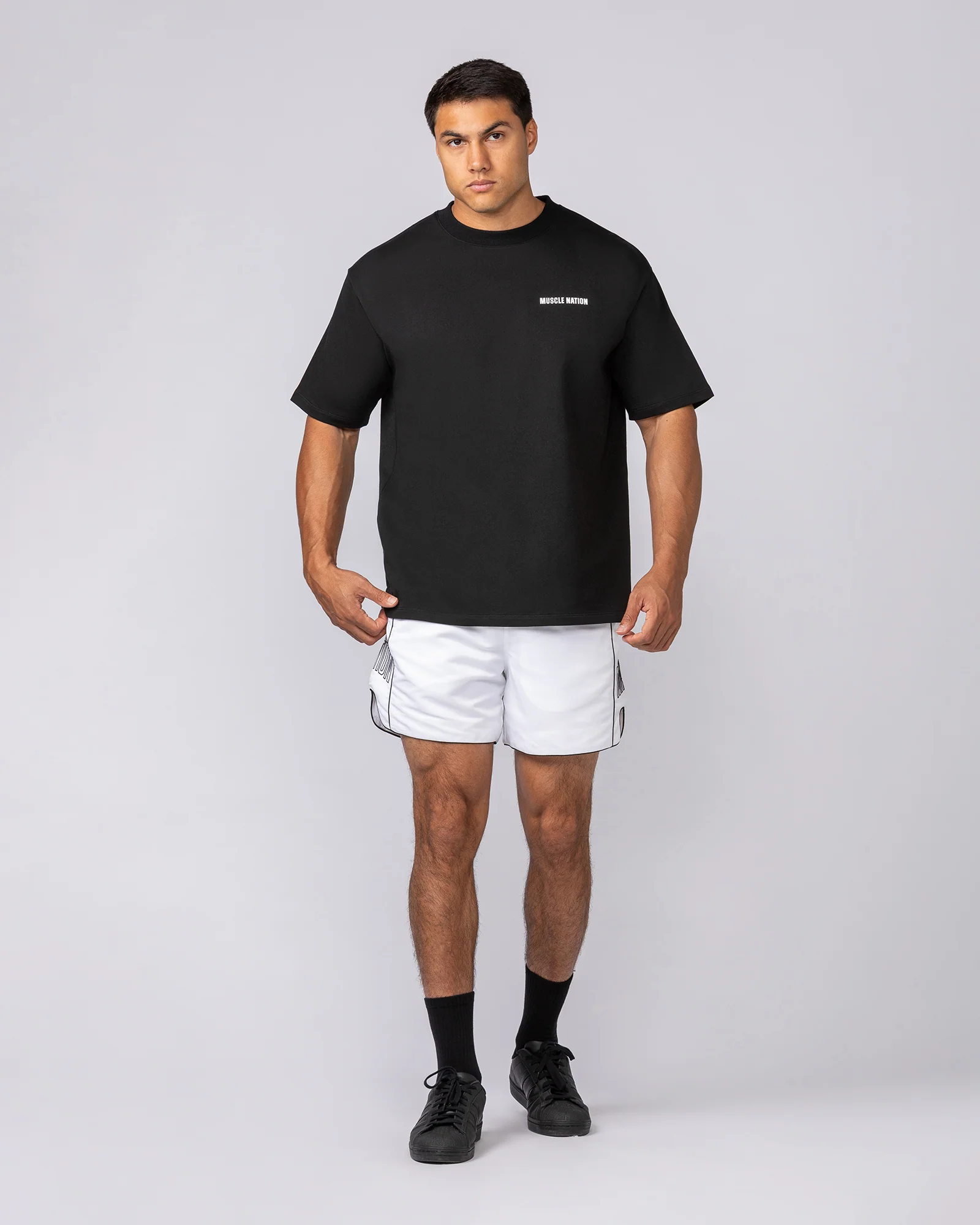 Essential Regular Fit Tee - Black - Image 6